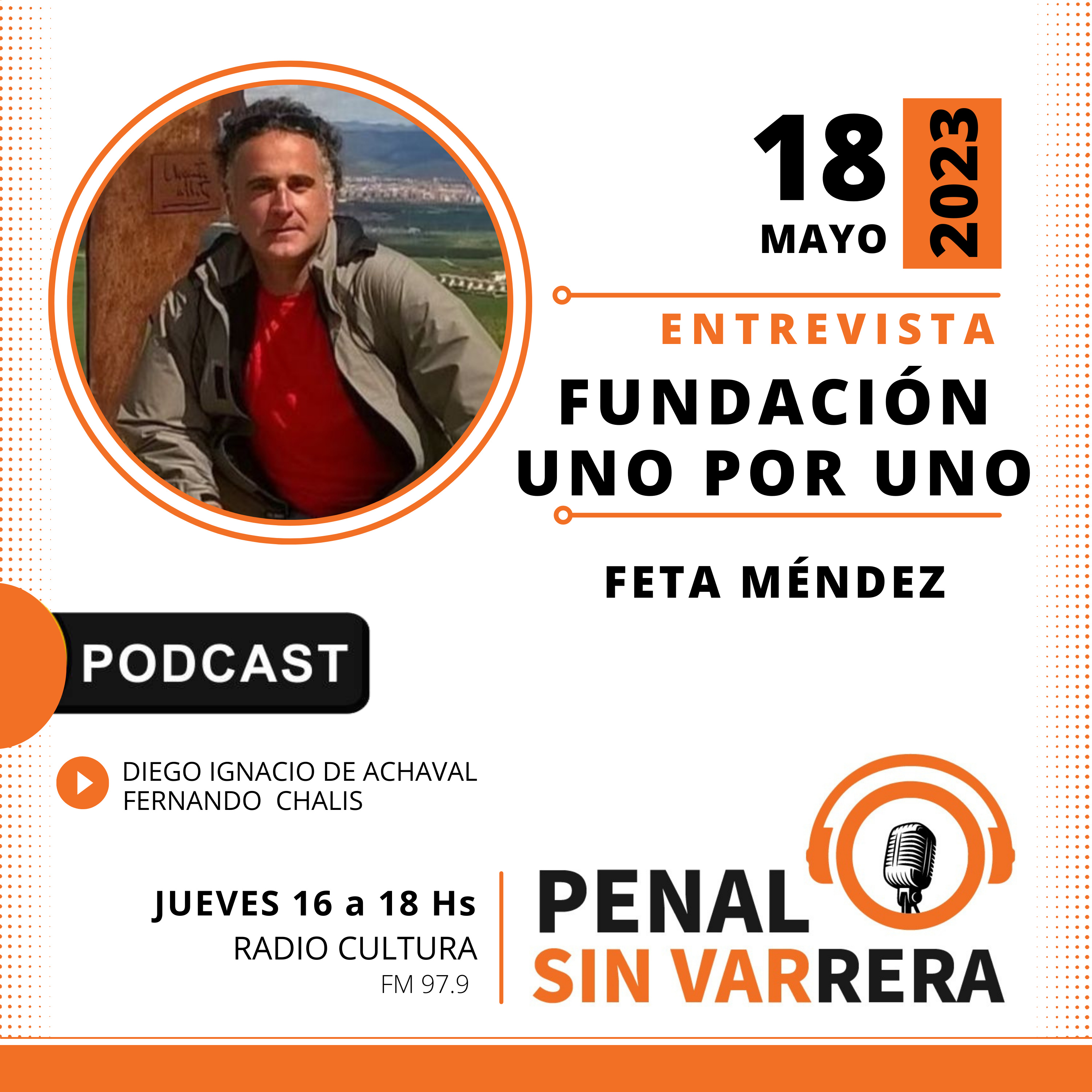 FUNDACIÓN UNO POR UNO | FETA MÉNDEZ | 18/05/2023 episode artwork
