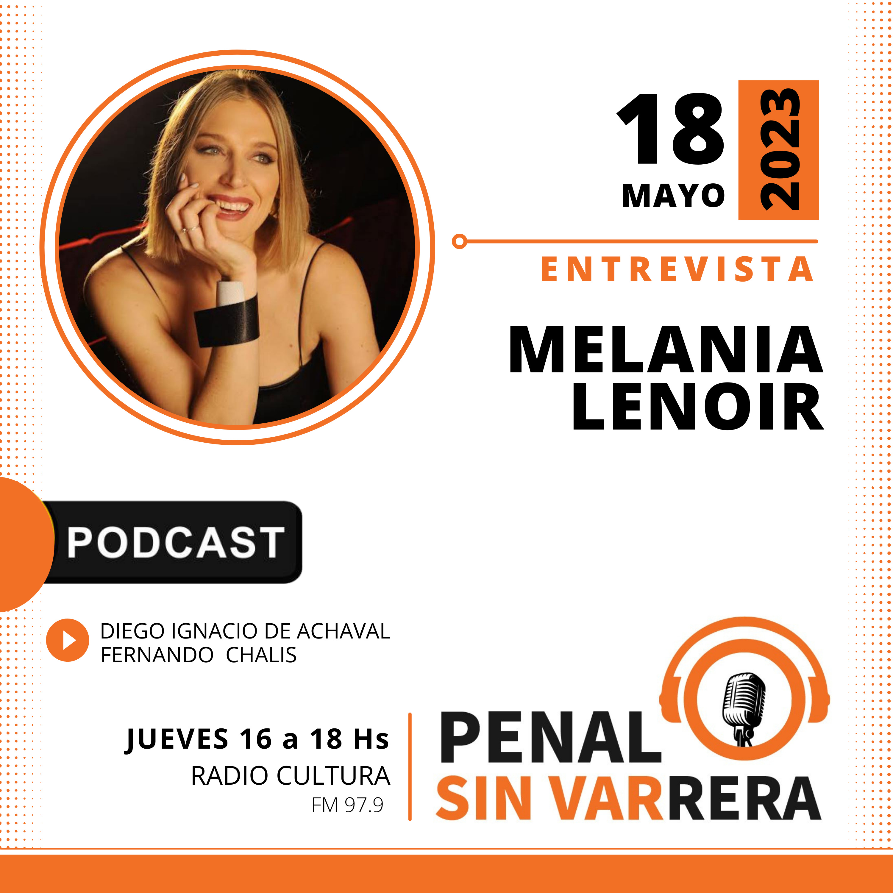 MELANIA LENOIR | 18-05-2023 episode artwork