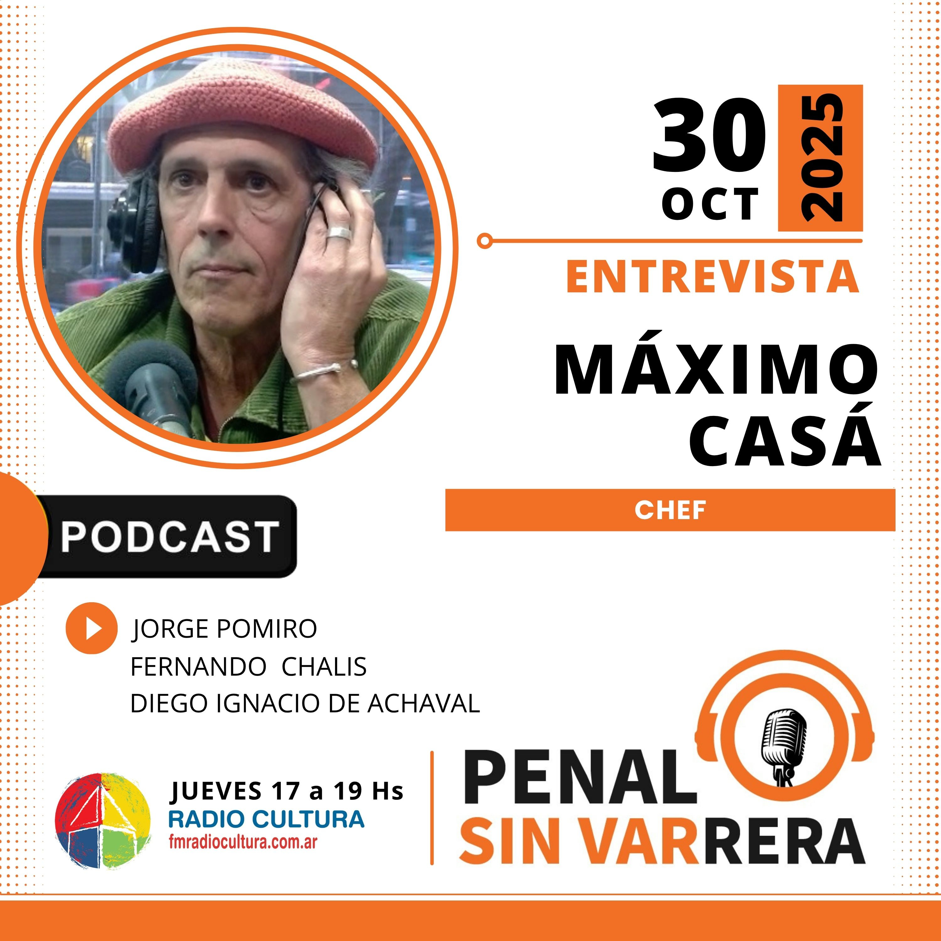 MÁXIMO CASÁ | 30-10-2025 episode artwork
