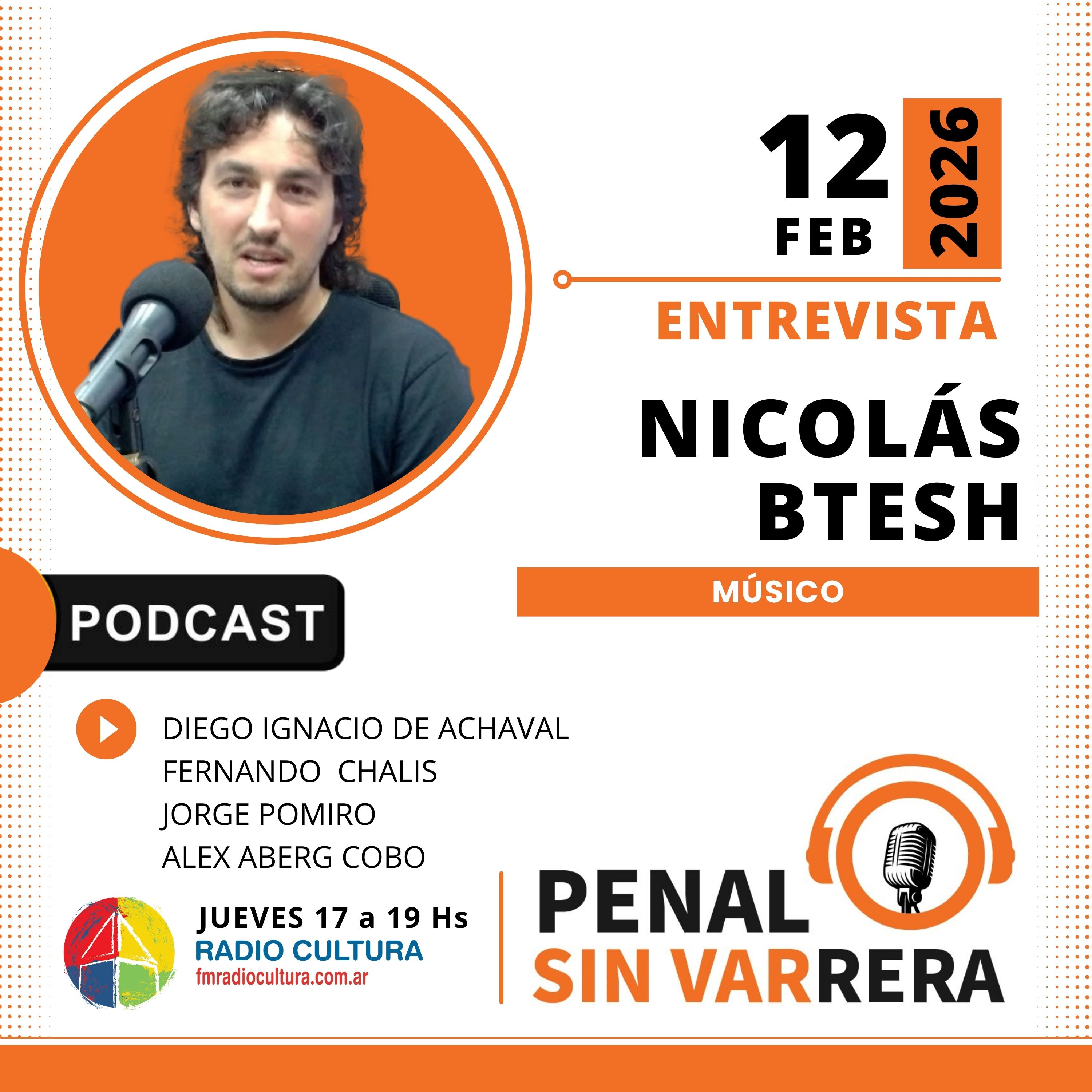 NICOLÁS BTESH | 12-02-2026 episode artwork