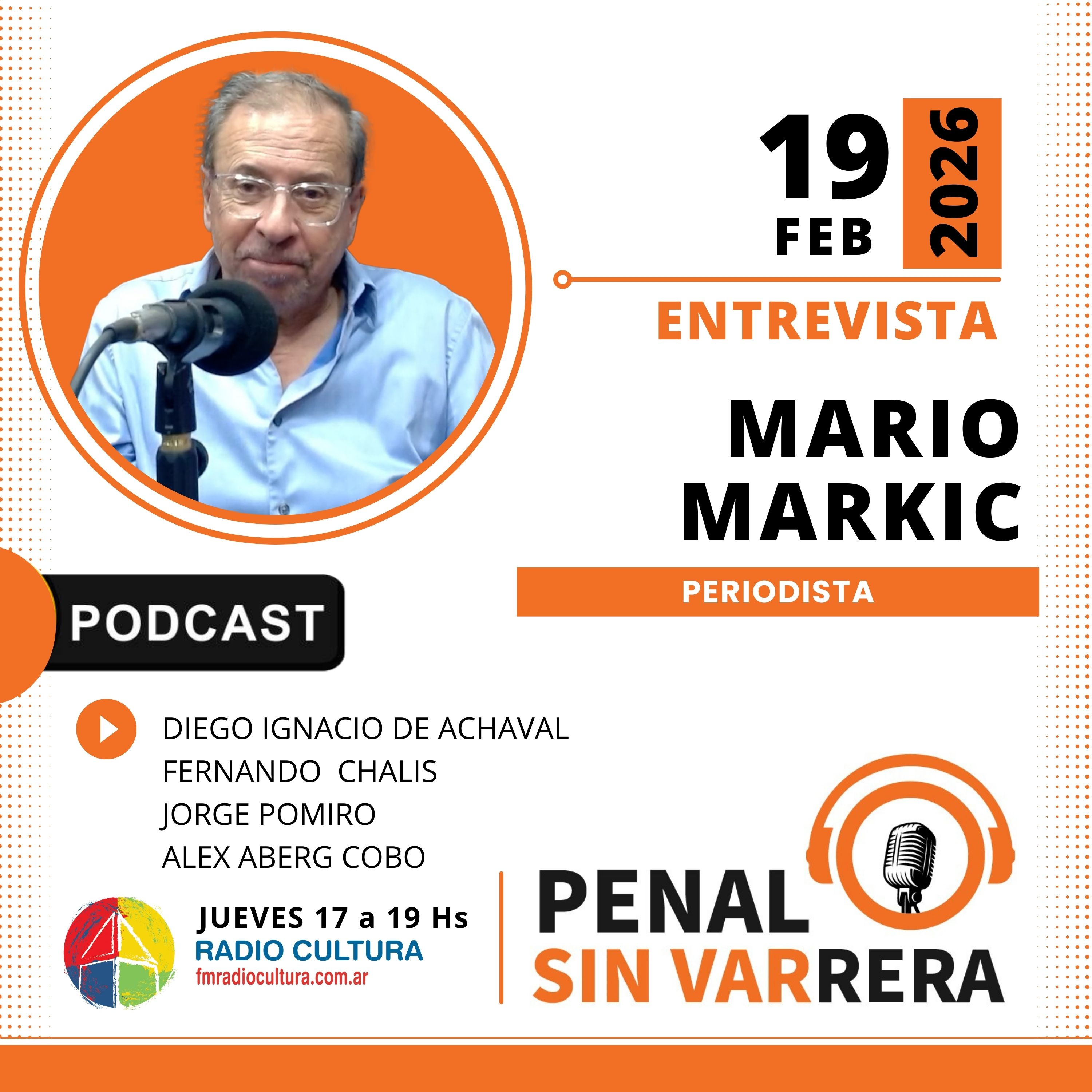 MARIO MARKIC | 19-02-2026 episode artwork