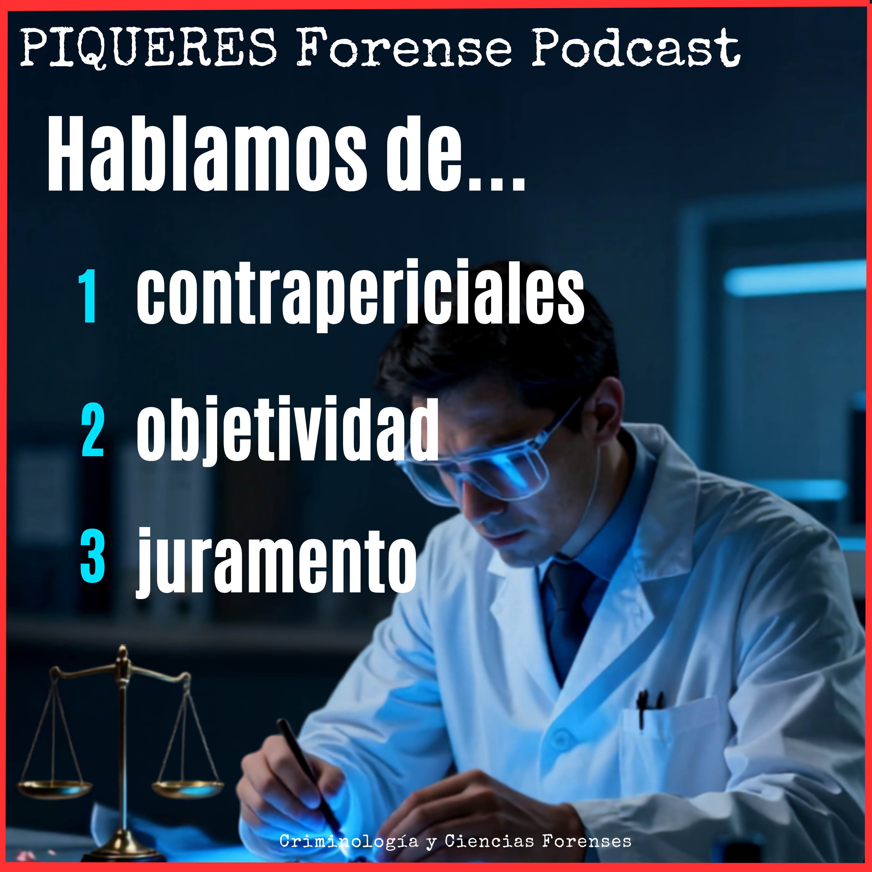 Contraprericiales, cómo guardar la objetividad como peritos y por qué miente sin saberlo... episode artwork