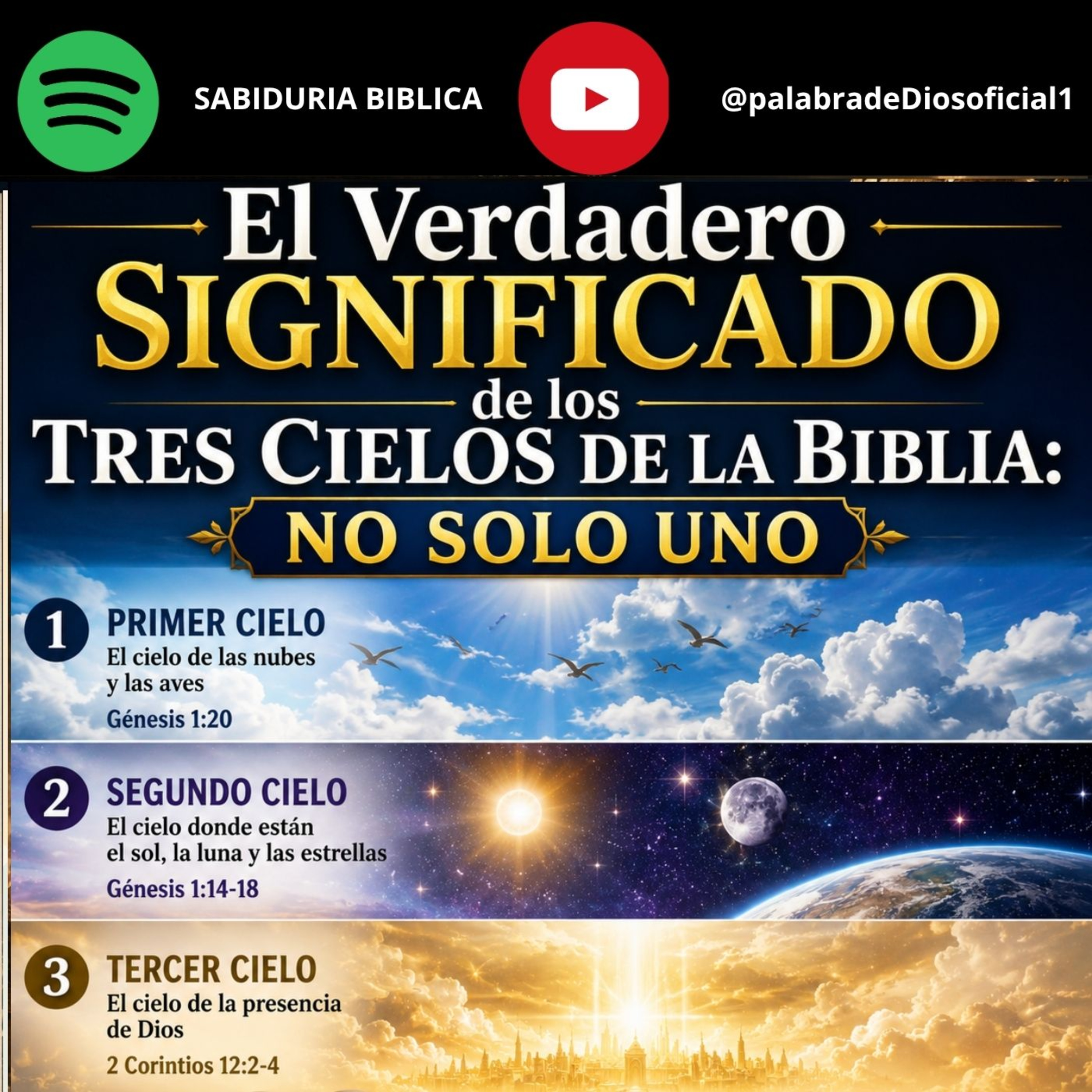 El Verdadero Significado de los Tres Cielos de la Biblia: No Solo Uno episode artwork