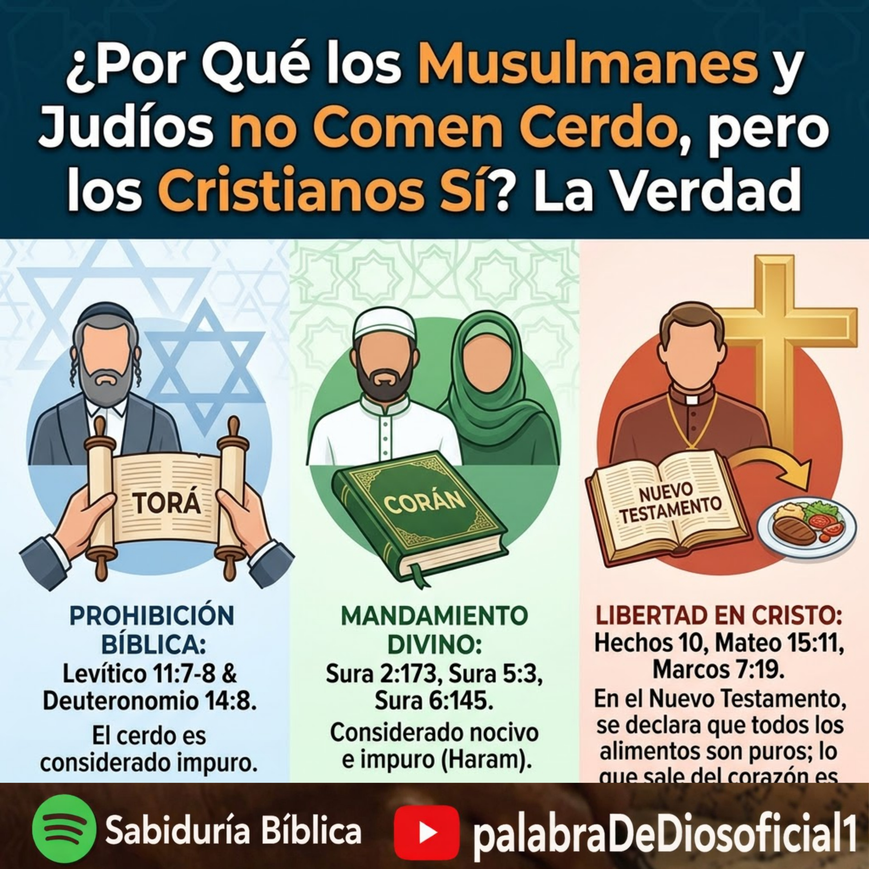 ¿Por Qué los Musulmanes y Judíos no Comen Cerdo, pero los Cristianos Sí? La Verdad episode artwork