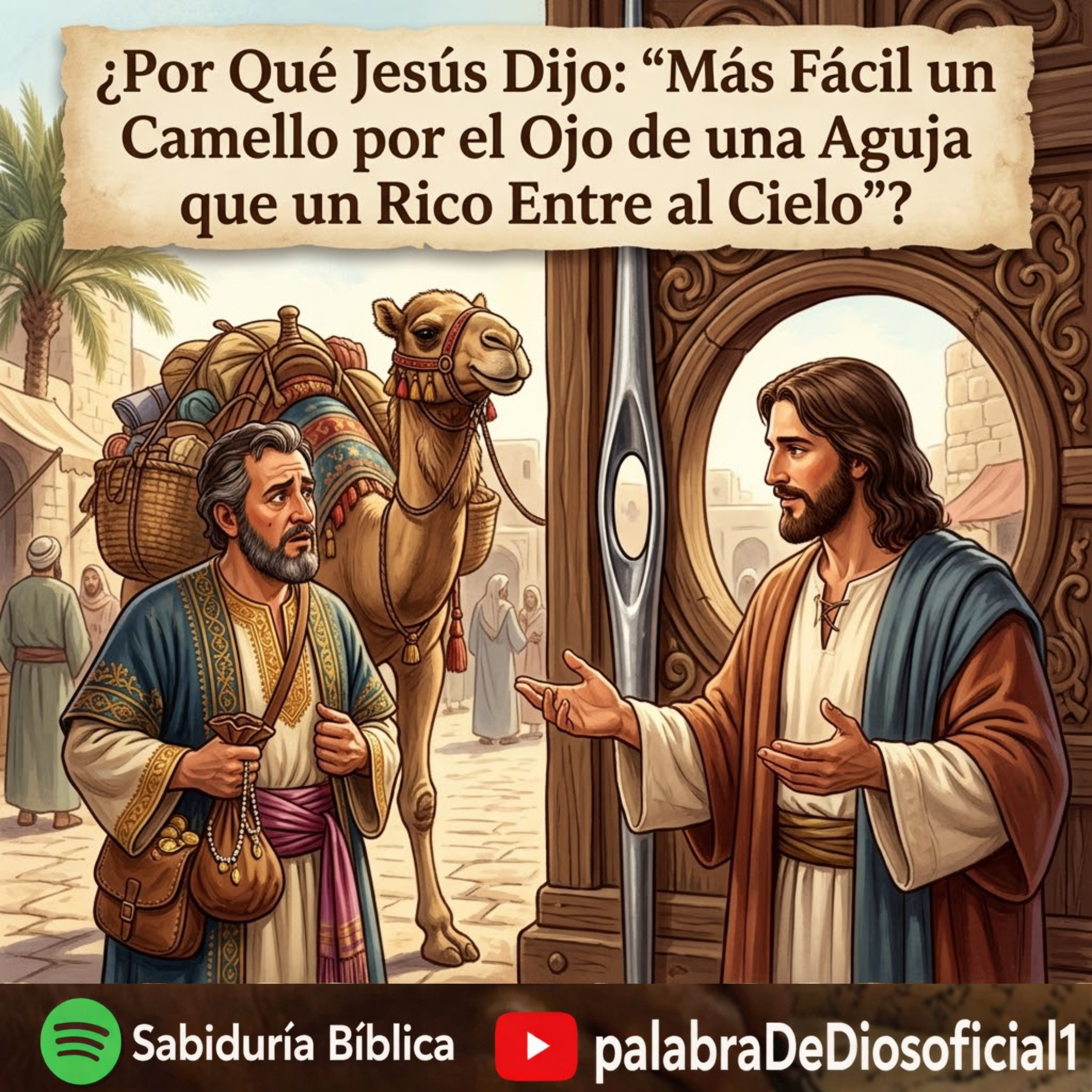 ¿Por Qué Jesús Dijo: “Más Fácil un Camello por el Ojo de una Aguja que un Rico Entre al Cielo”? episode artwork