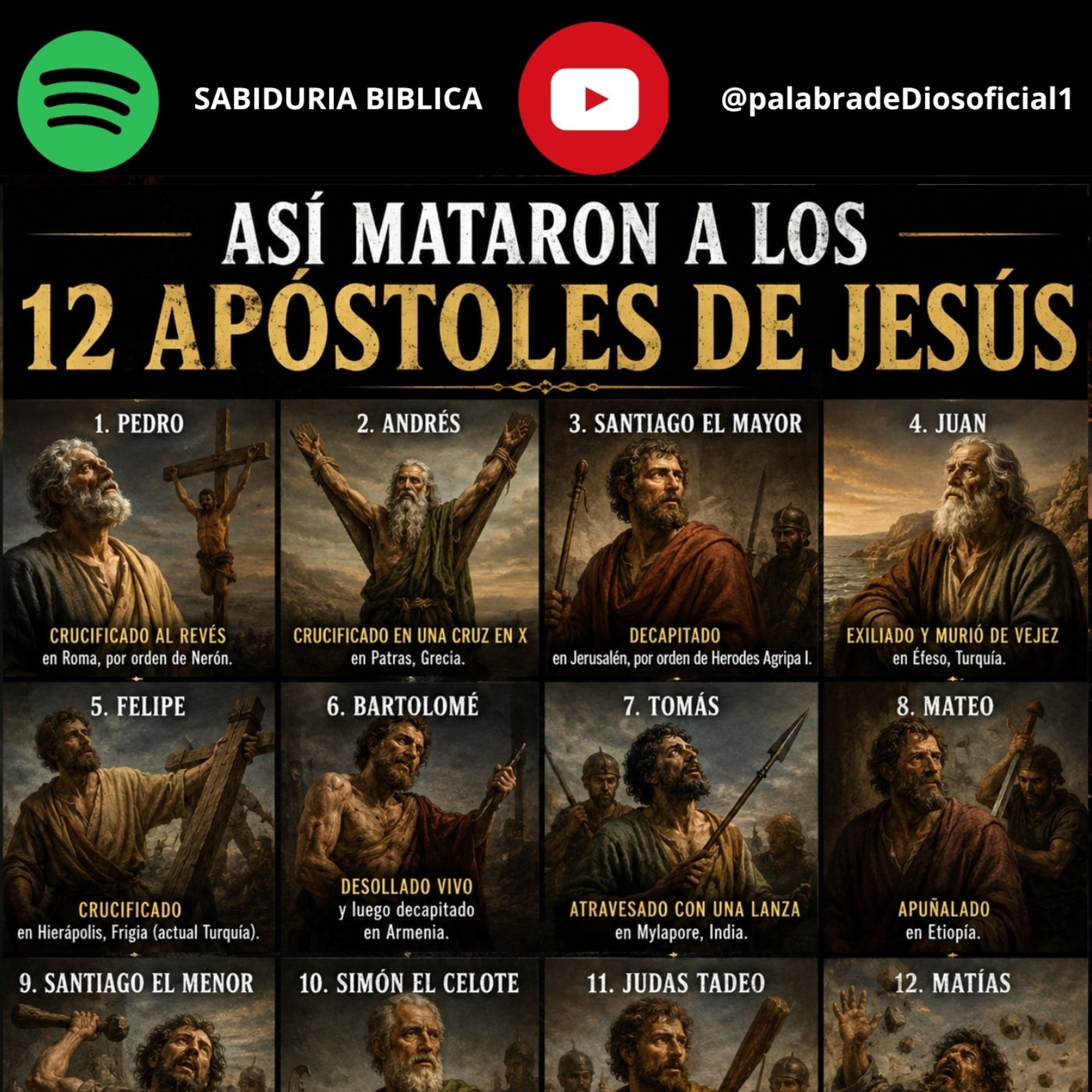 Así Mataron a los 12 Apóstoles de Jesús episode artwork