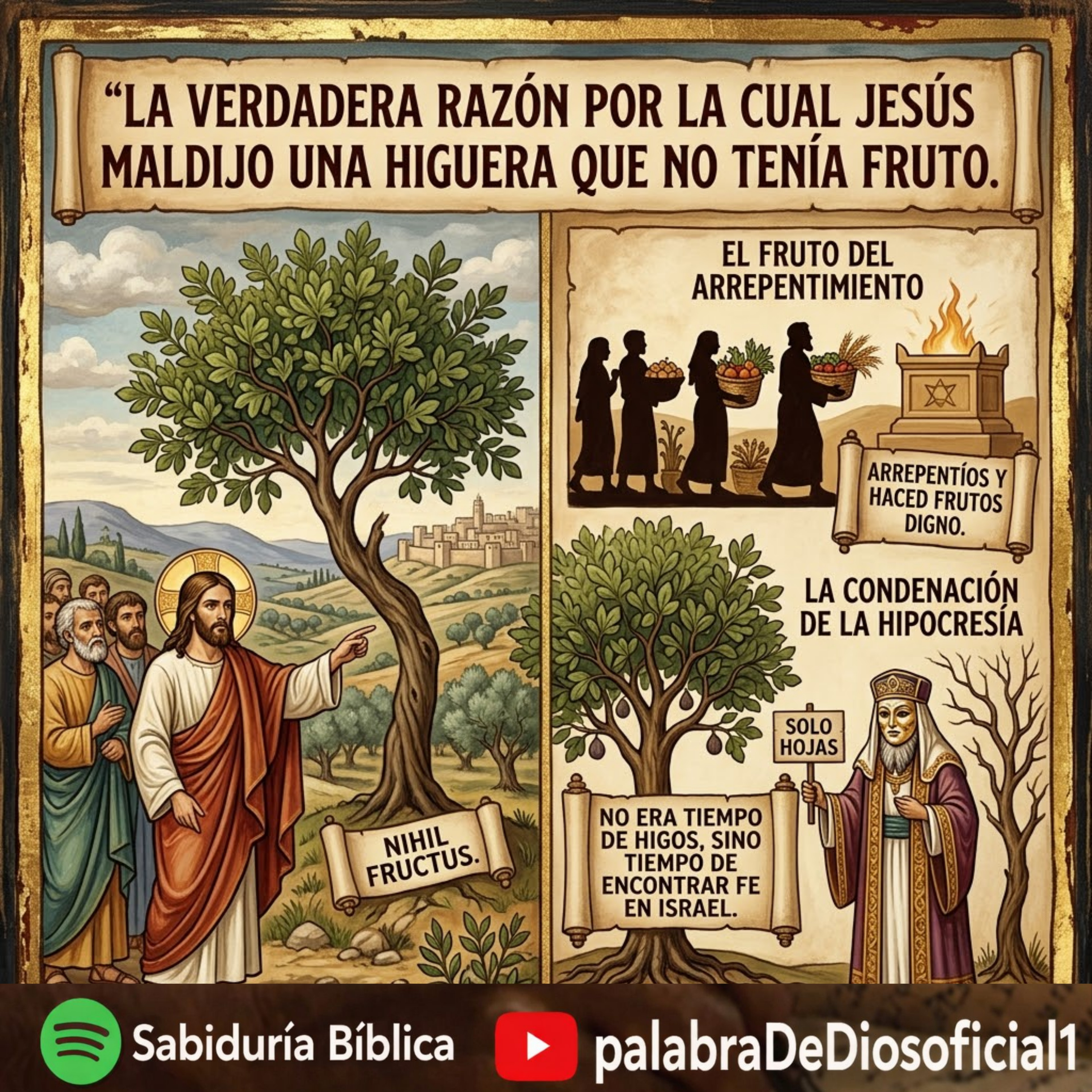 La Verdadera Razón por la Cual Jesús Maldijo una Higuera que No Tenía Fruto. episode artwork