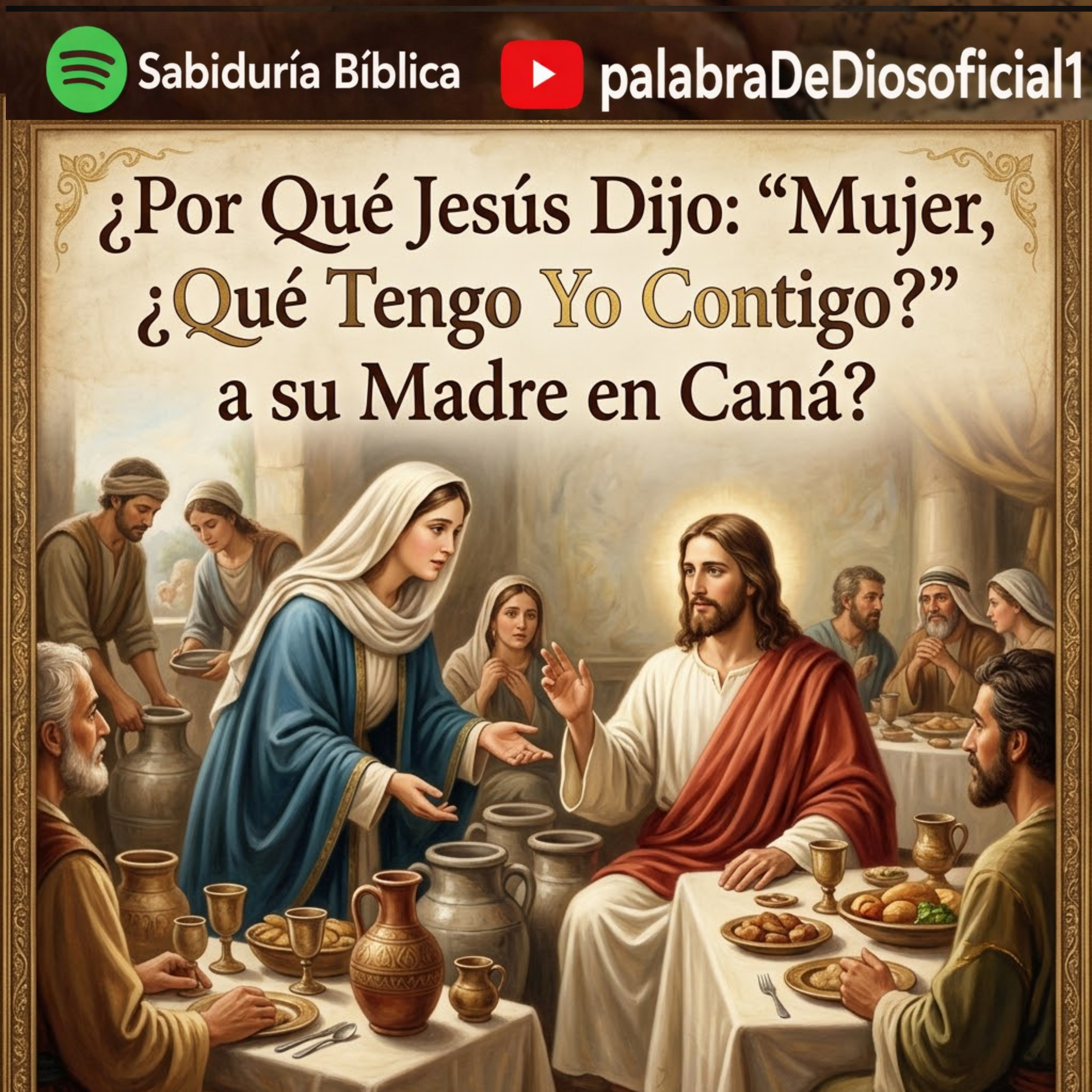 ¿Por Qué Jesús Dijo: “Mujer, ¿Qué Tengo Yo Contigo?” a su Madre en Caná? episode artwork