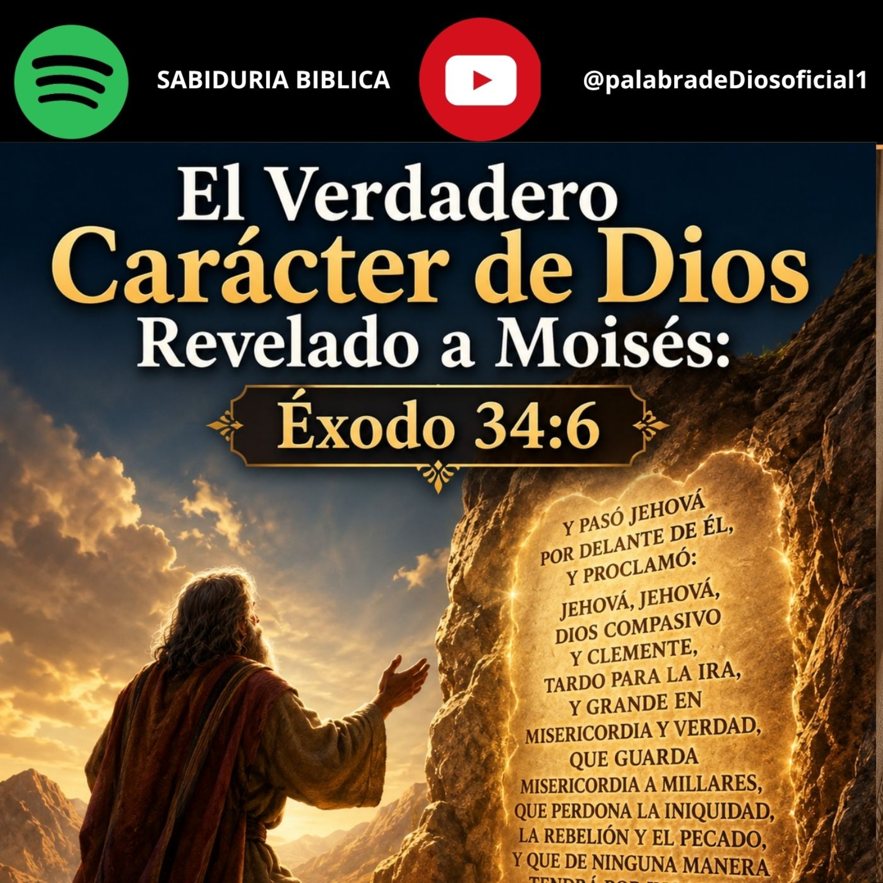 El Verdadero Carácter de Dios Revelado a Moisés: Éxodo 34:6 episode artwork