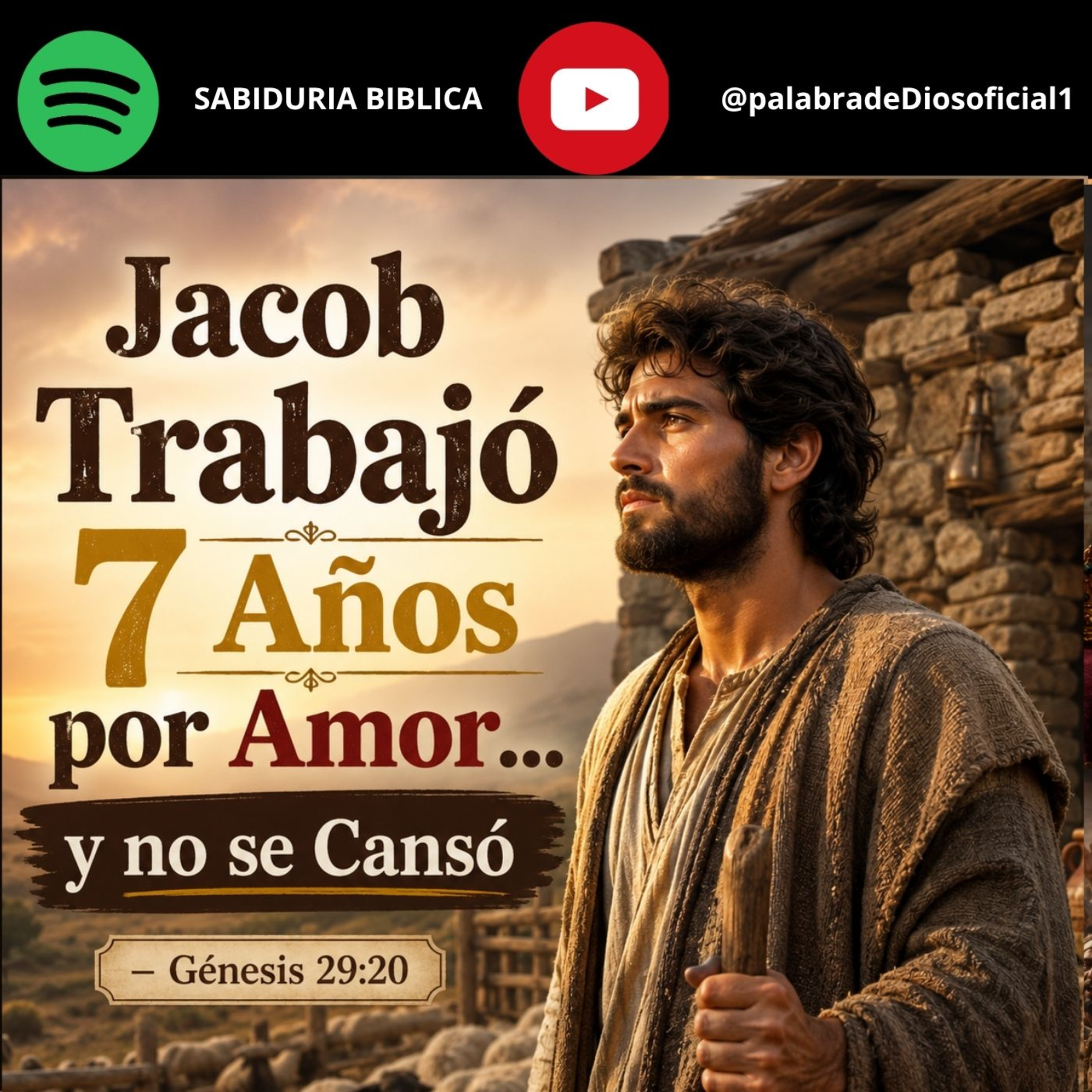 Jacob Trabajó 7 Años por Amor… y no se Cansó – Génesis 29:20 episode artwork