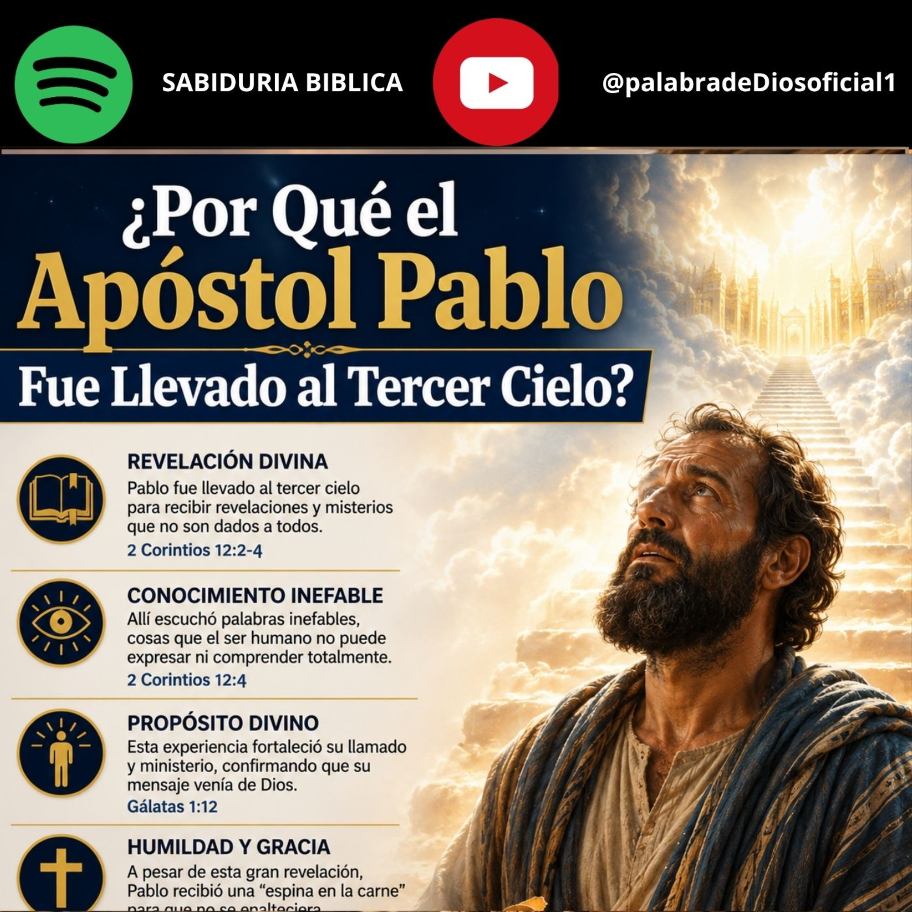 ¿Por Qué el Apóstol Pablo Fue Llevado al Tercer Cielo? episode artwork