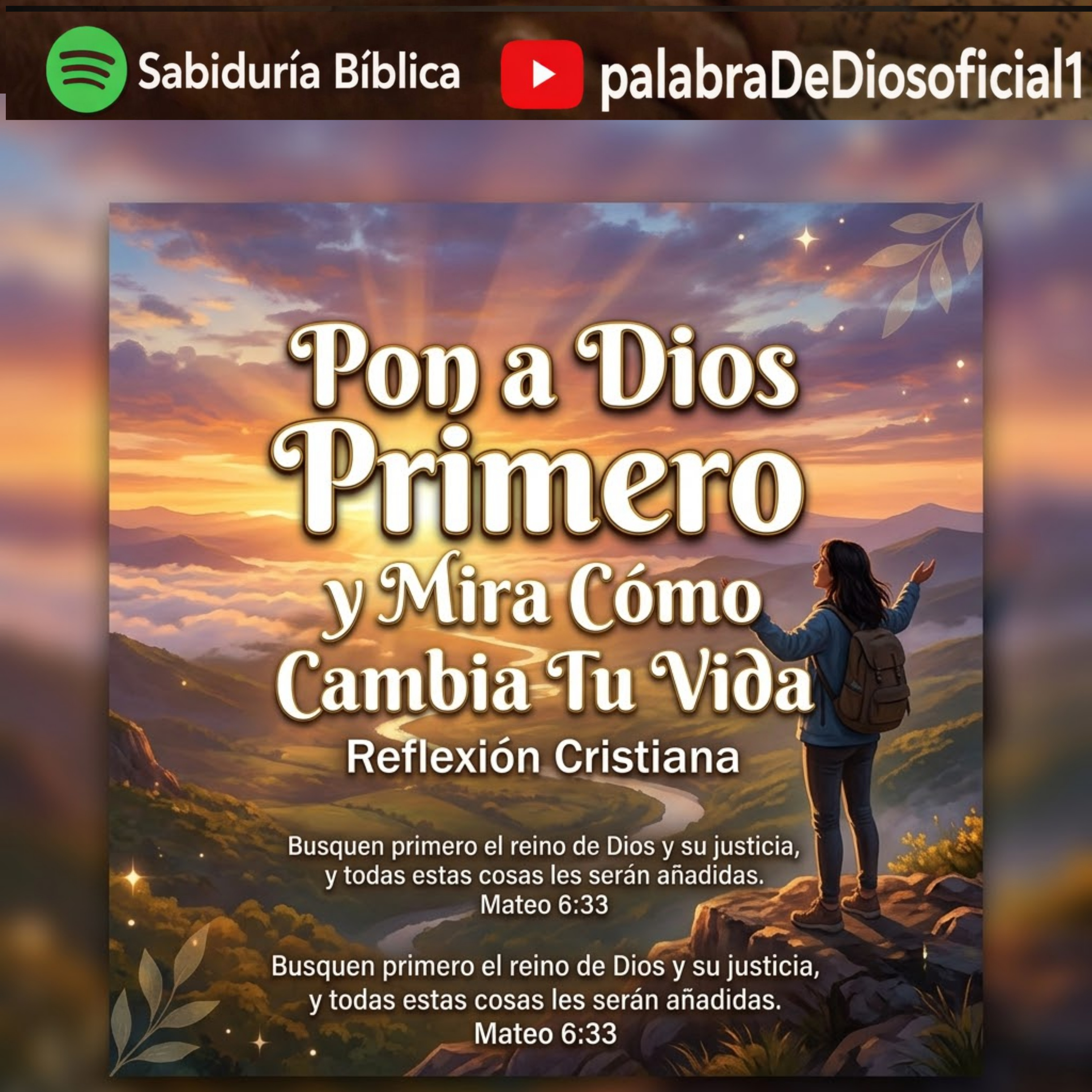 Pon a Dios Primero y Mira Cómo Cambia Tu Vida | Reflexión Cristiana episode artwork