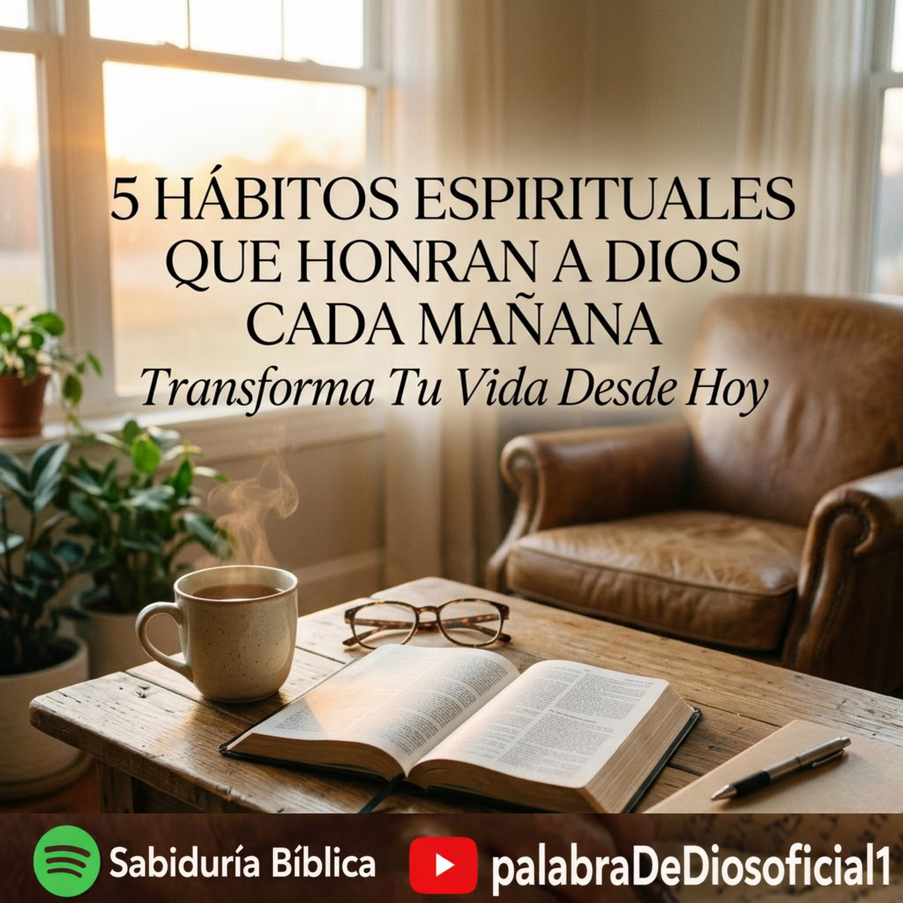 5 Hábitos Espirituales que Honran a Dios Cada Mañana: Transforma Tu Vida Desde Hoy episode artwork