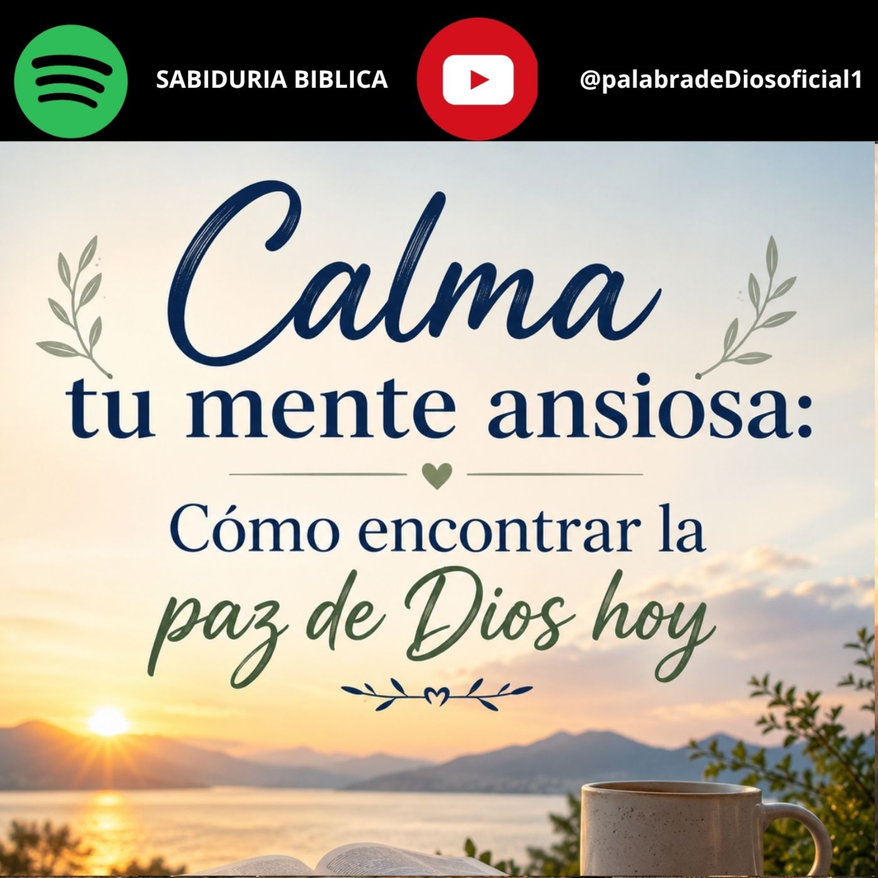 Calma tu mente ansiosa: Cómo encontrar la paz de Dios hoy episode artwork