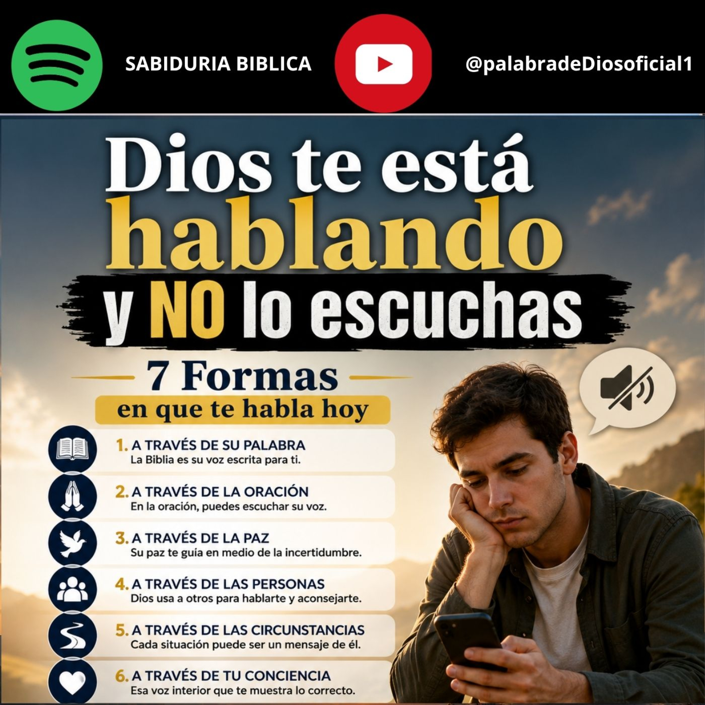 Dios te está hablando y NO lo escuchas 7 Formas en que te habla hoy episode artwork