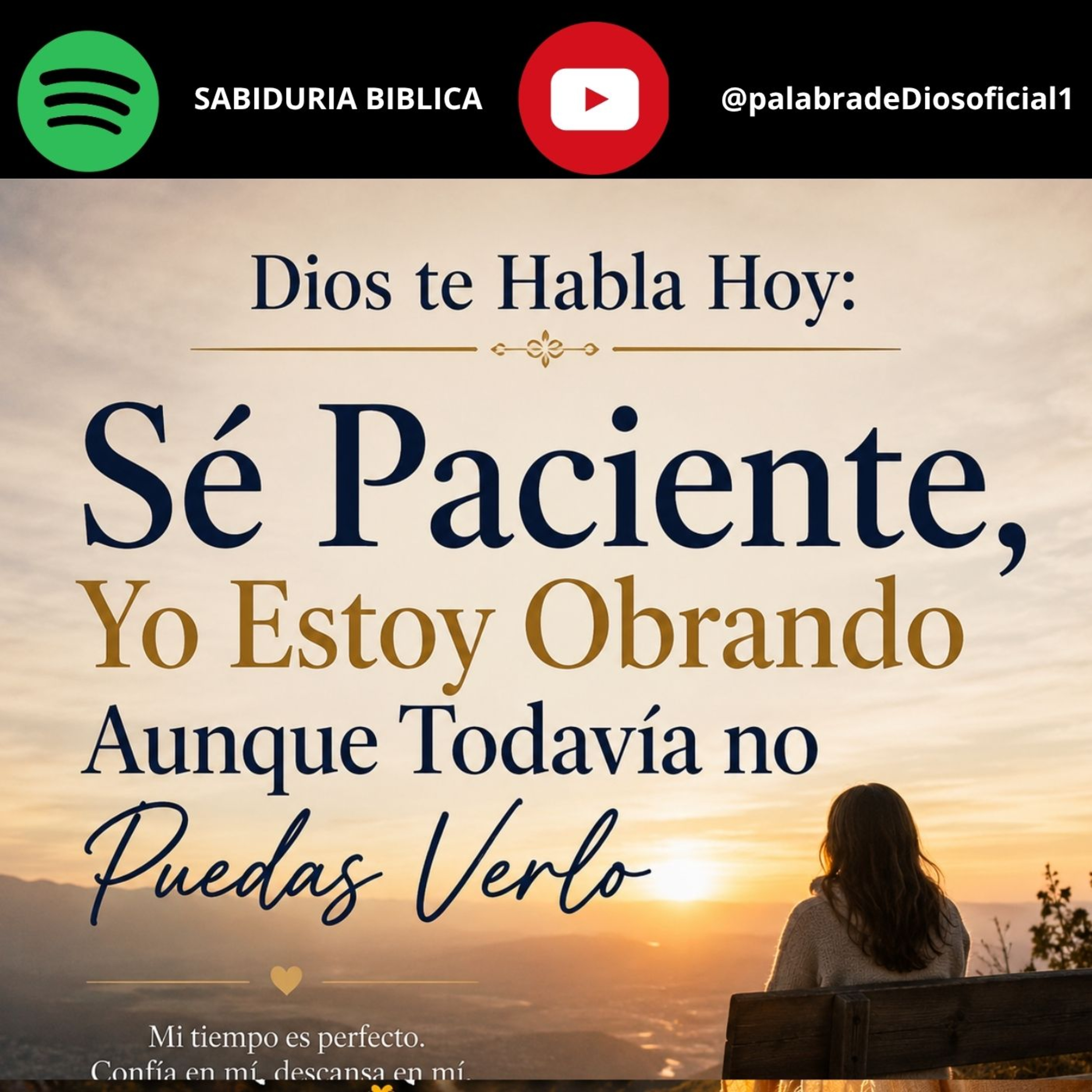 Dios te Habla Hoy: Sé Paciente, Yo Estoy Obrando Aunque Todavía no Puedas Verlo episode artwork