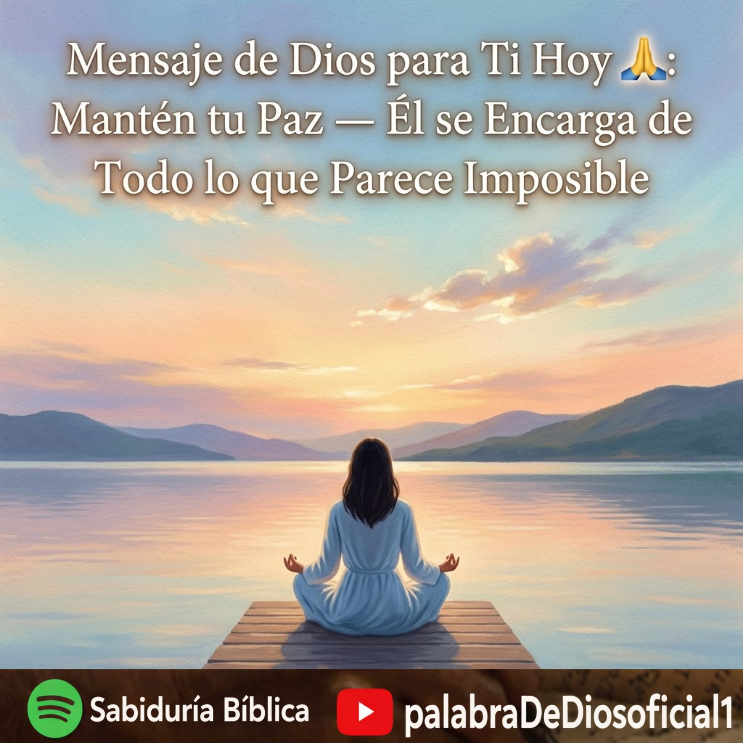 Mensaje de Dios para Ti Hoy 🙏: Mantén tu Paz — Él se Encarga de Todo lo que Parece Imposible episode artwork
