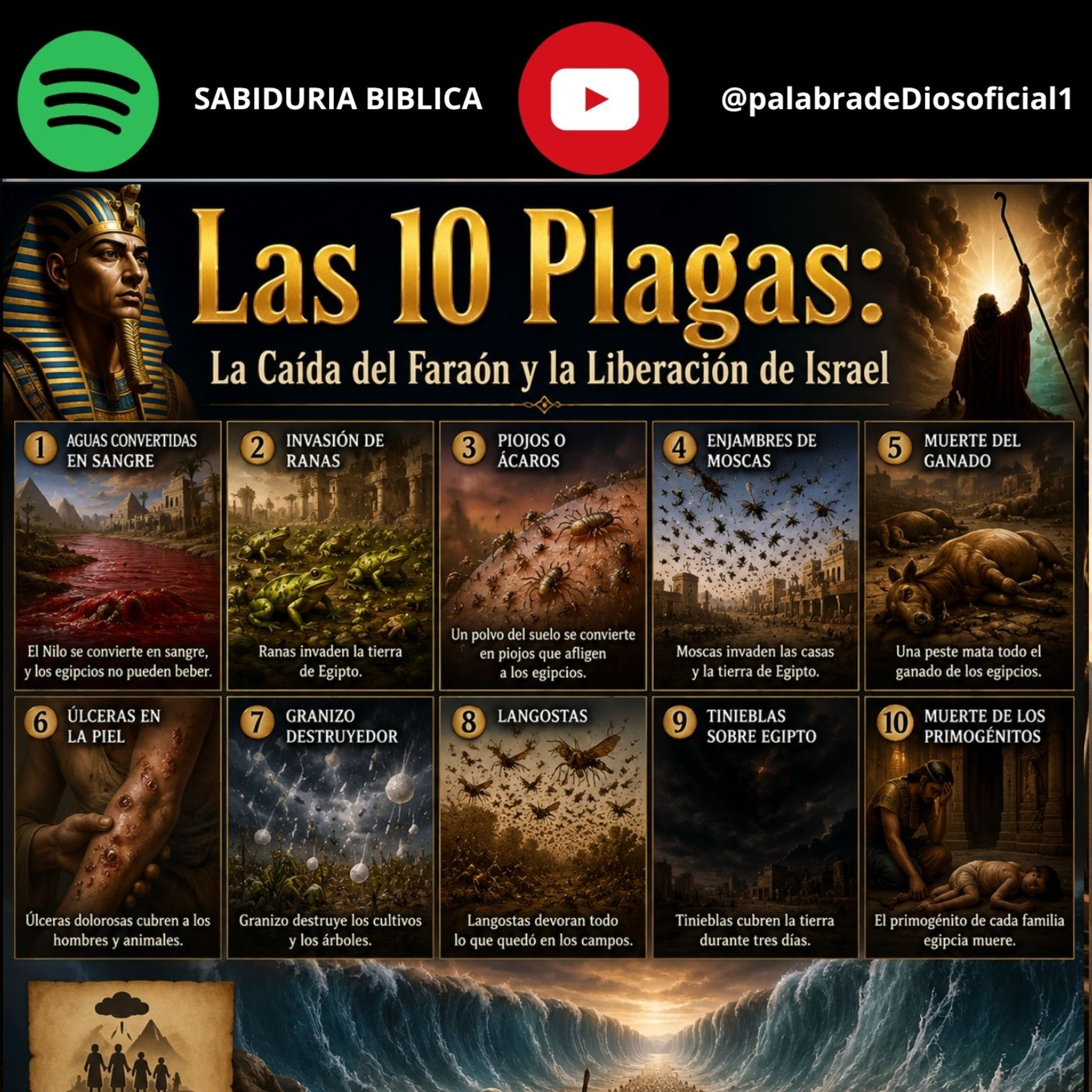 Las 10 Plagas: La Caída del Faraón y la Liberación de Israel episode artwork