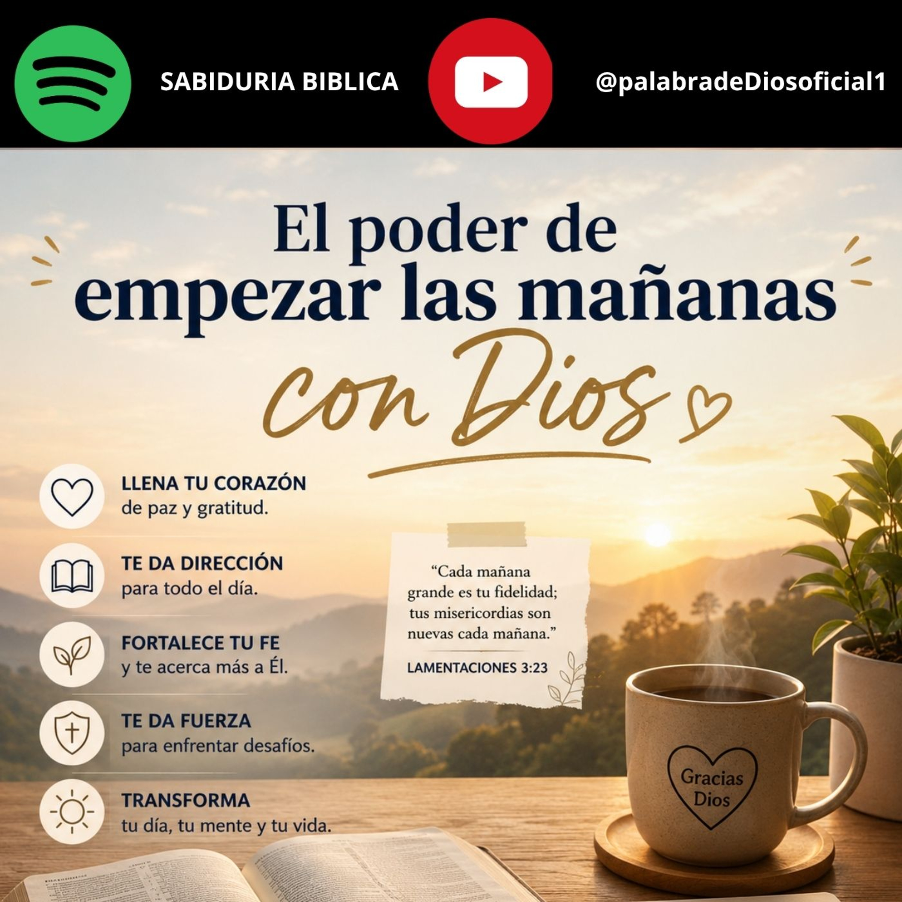 El poder de empezar las mañanas con Dios episode artwork