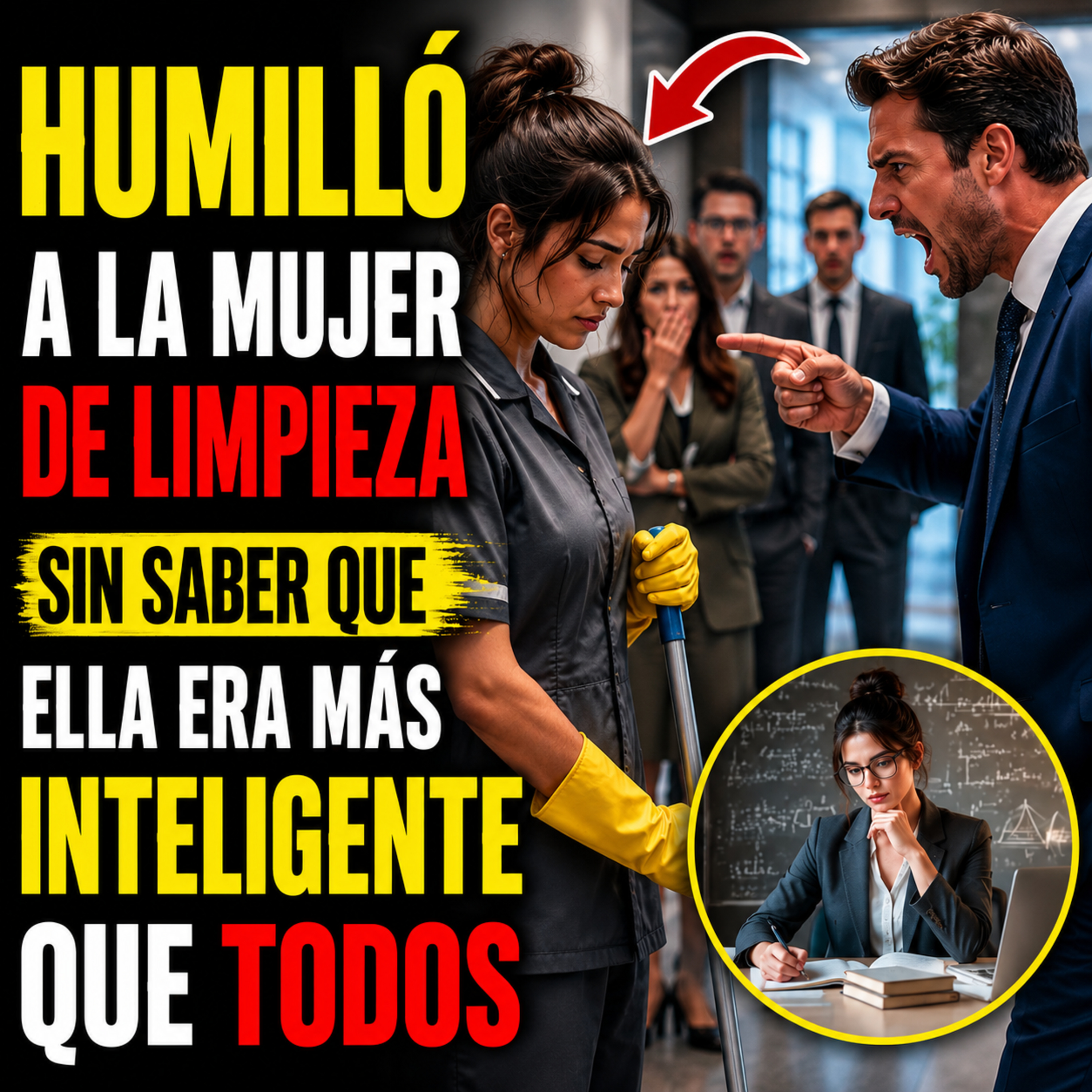 Humilló a la mujer de limpieza sin saber que ella era más inteligente que todos. episode artwork