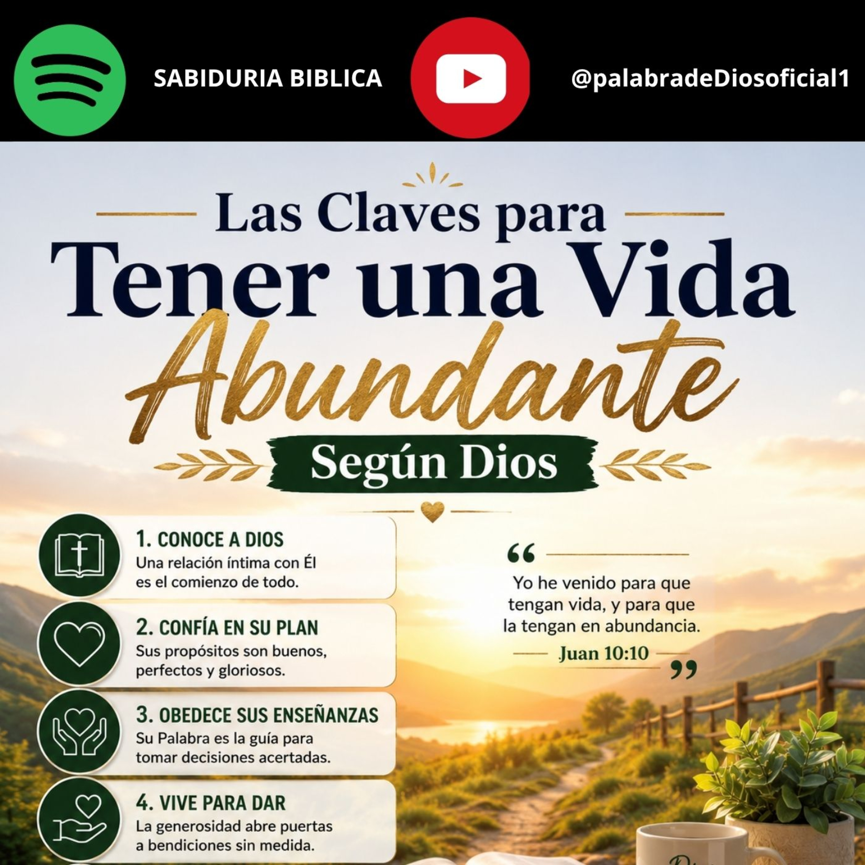 Las Claves para Tener una Vida Abundante Según Dios episode artwork
