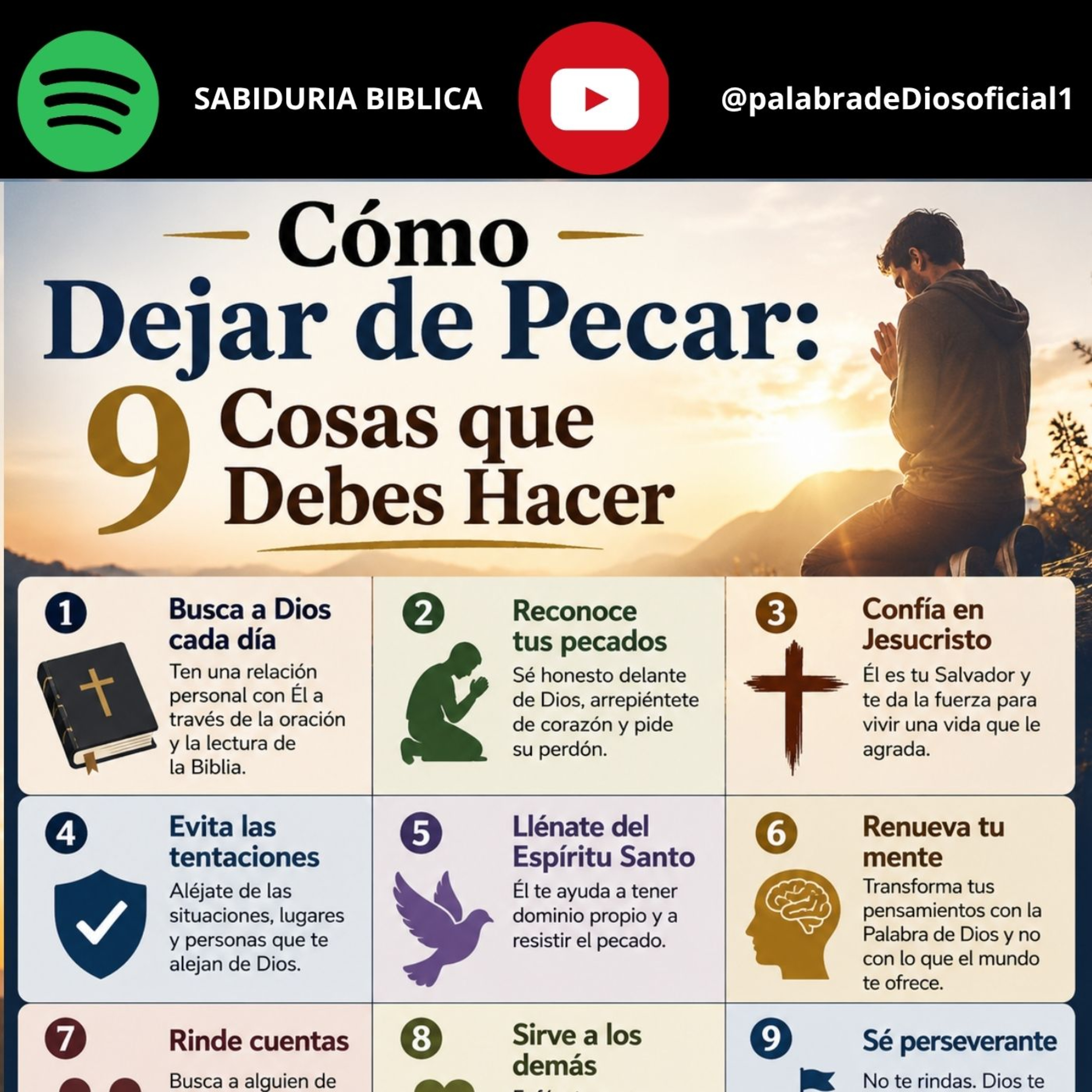 Cómo Dejar de Pecar: 9 Cosas que Debes Hacer episode artwork