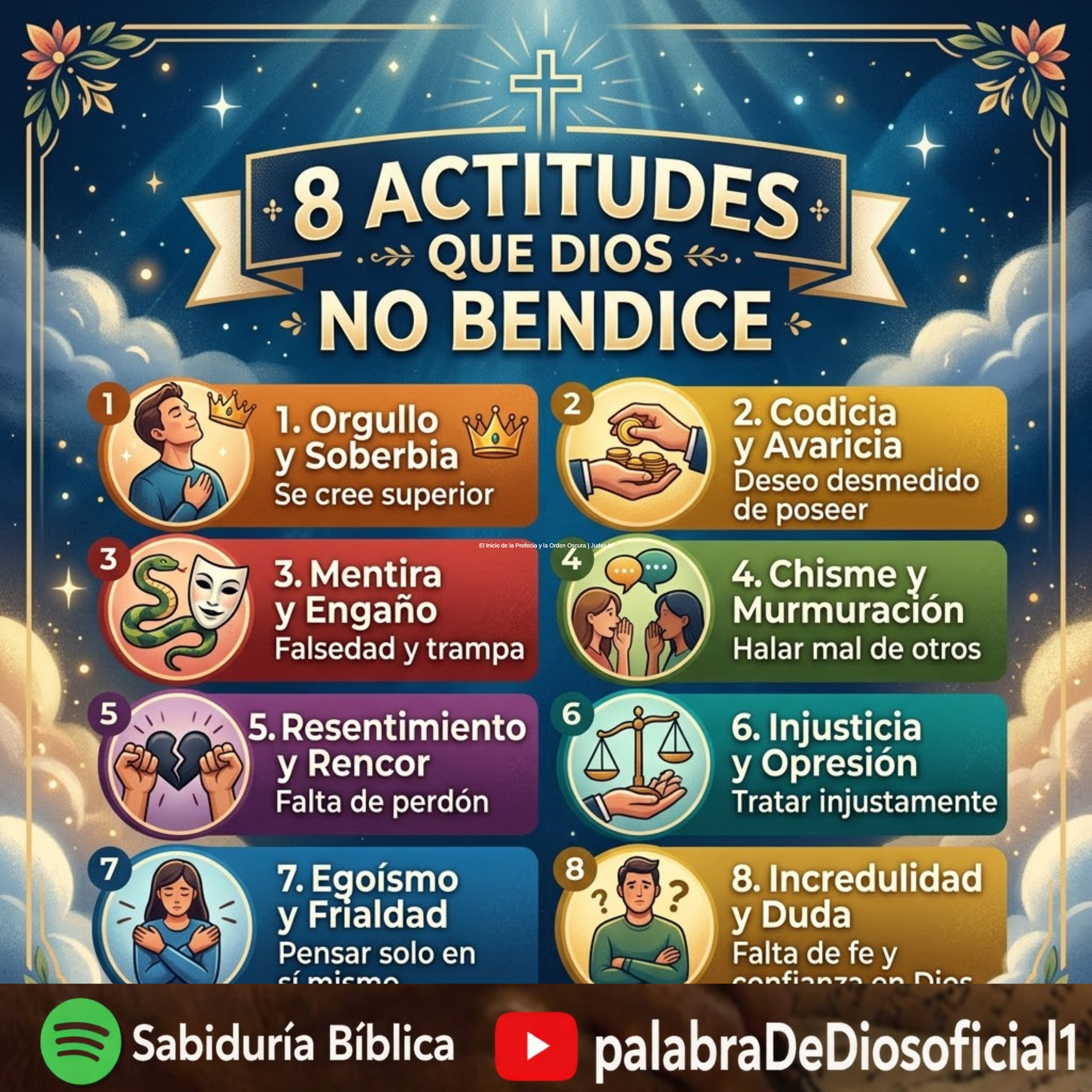 8 ACTITUDES QUE DIOS NO BENDICE episode artwork