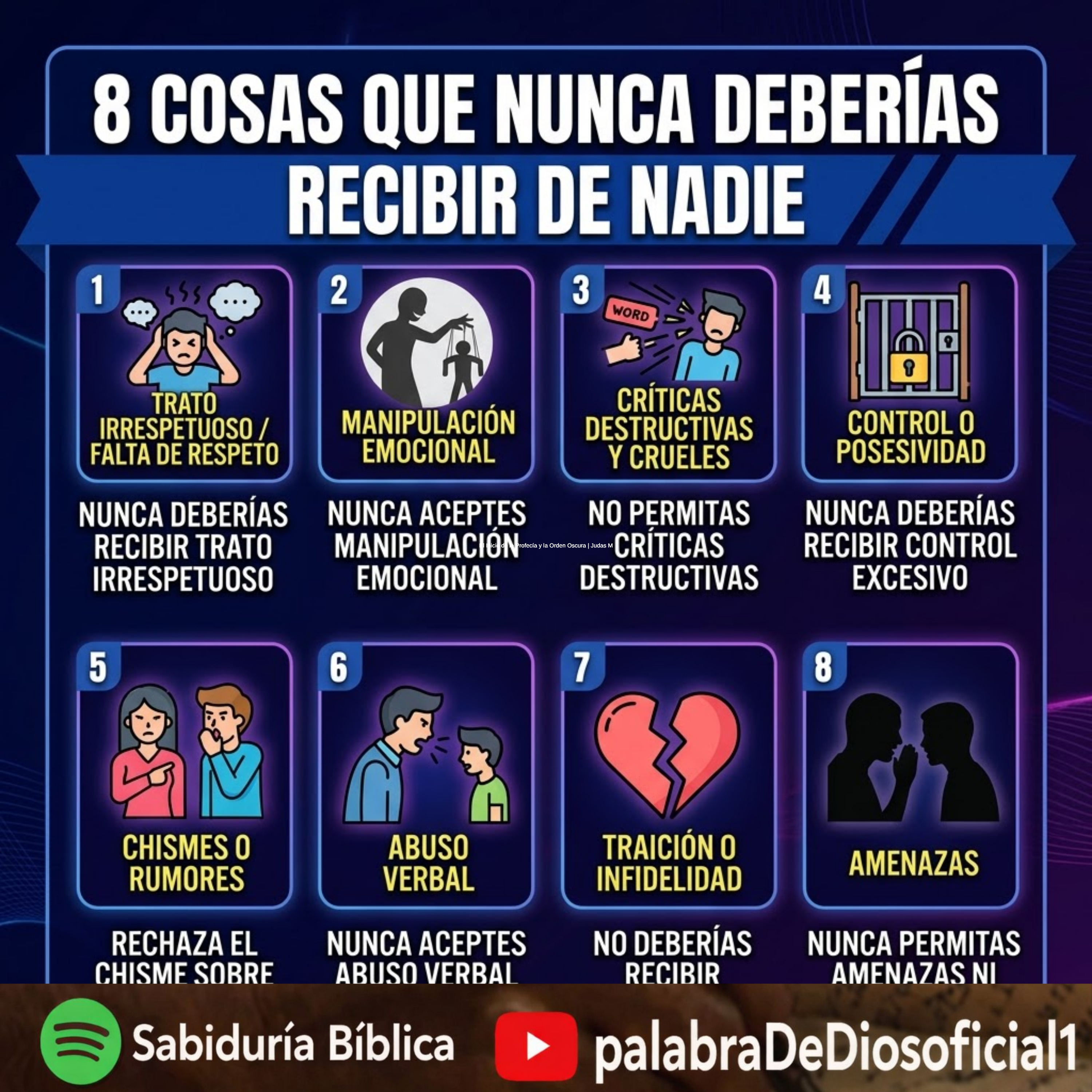 8 COSAS QUE NUNCA DEBERÍAS RECIBIR DE NADIE episode artwork