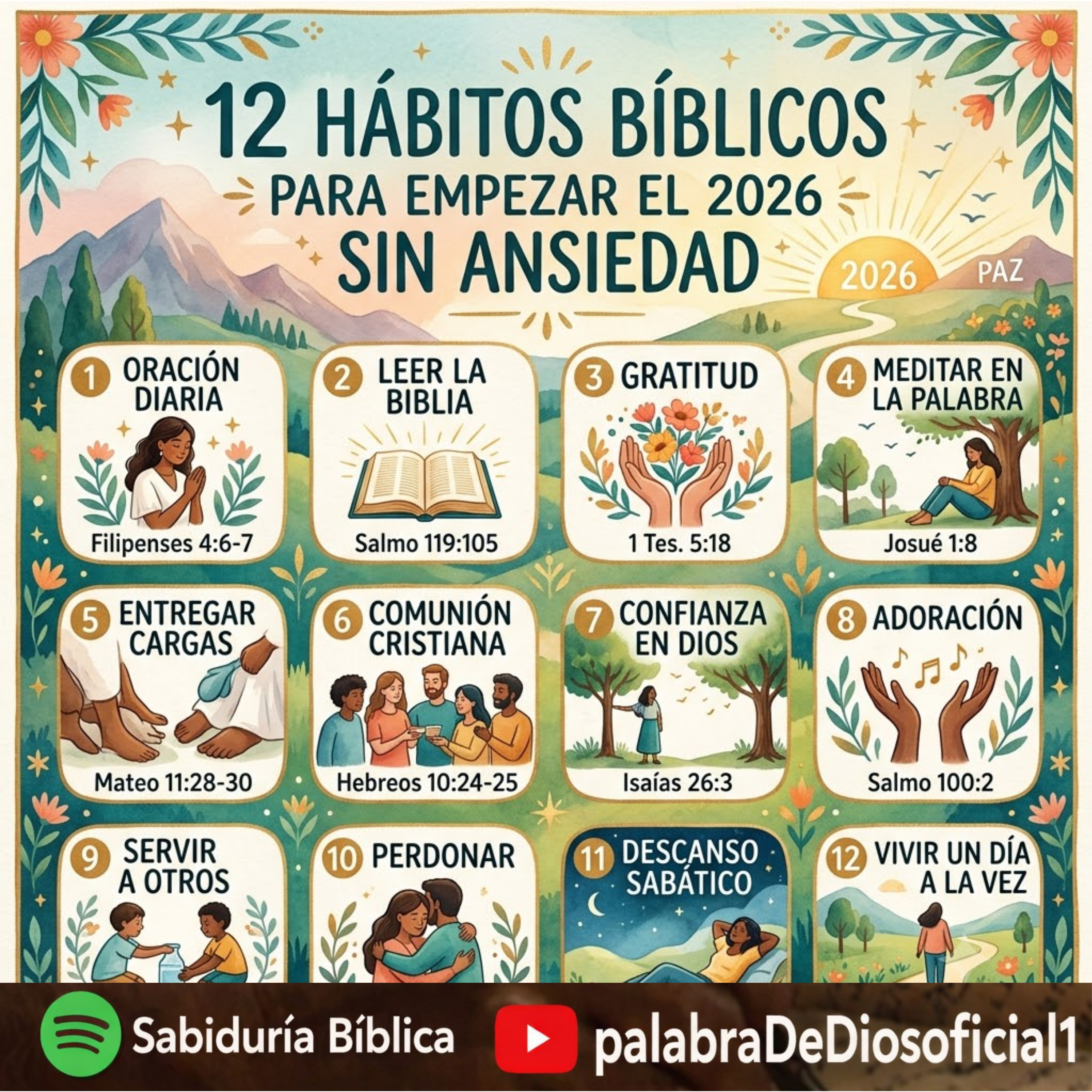 12 Hábitos Bíblicos para Empezar el 2026 sin Ansiedad episode artwork