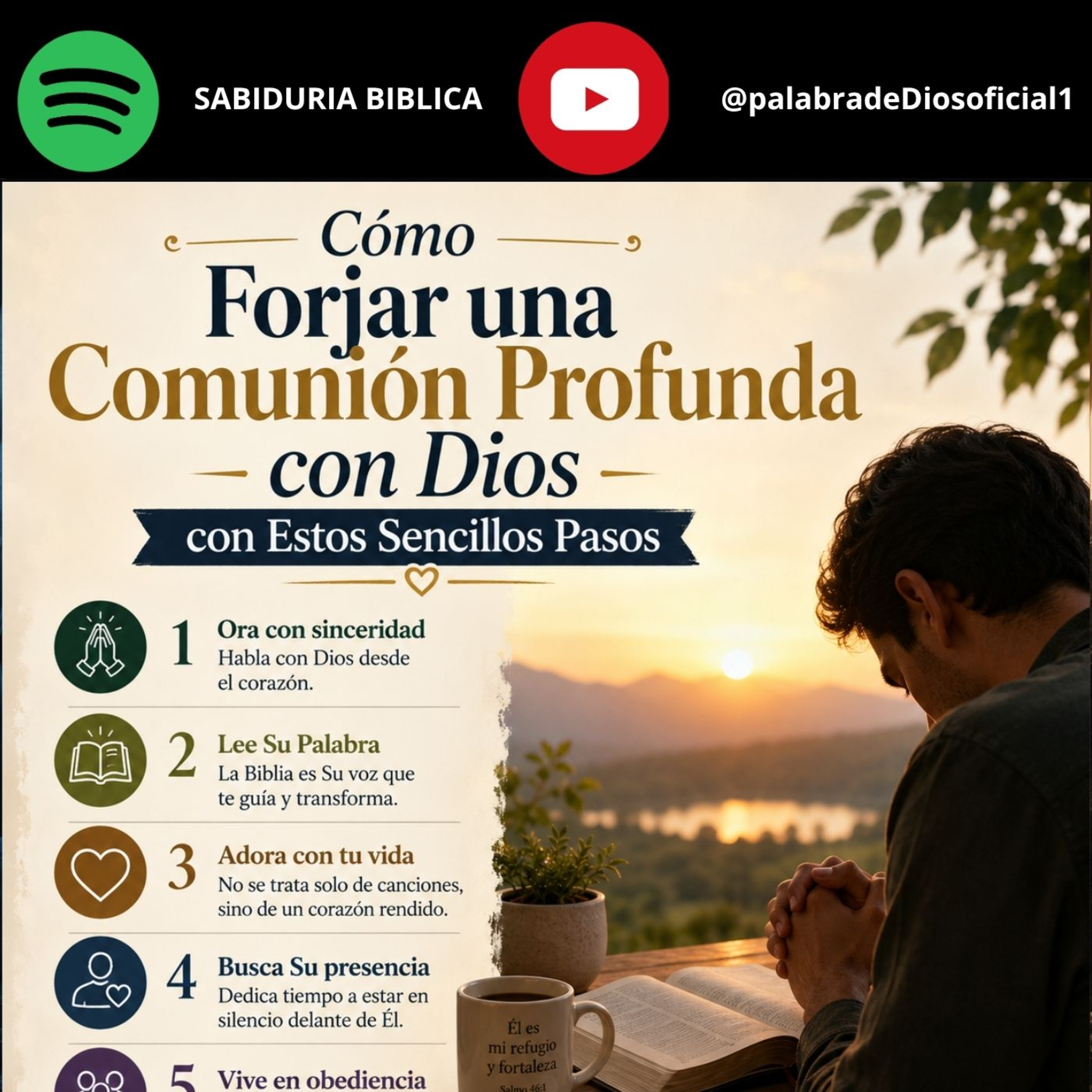 Cómo Forjar una Comunión Profunda con Dios con Estos Sencillos Pasos episode artwork