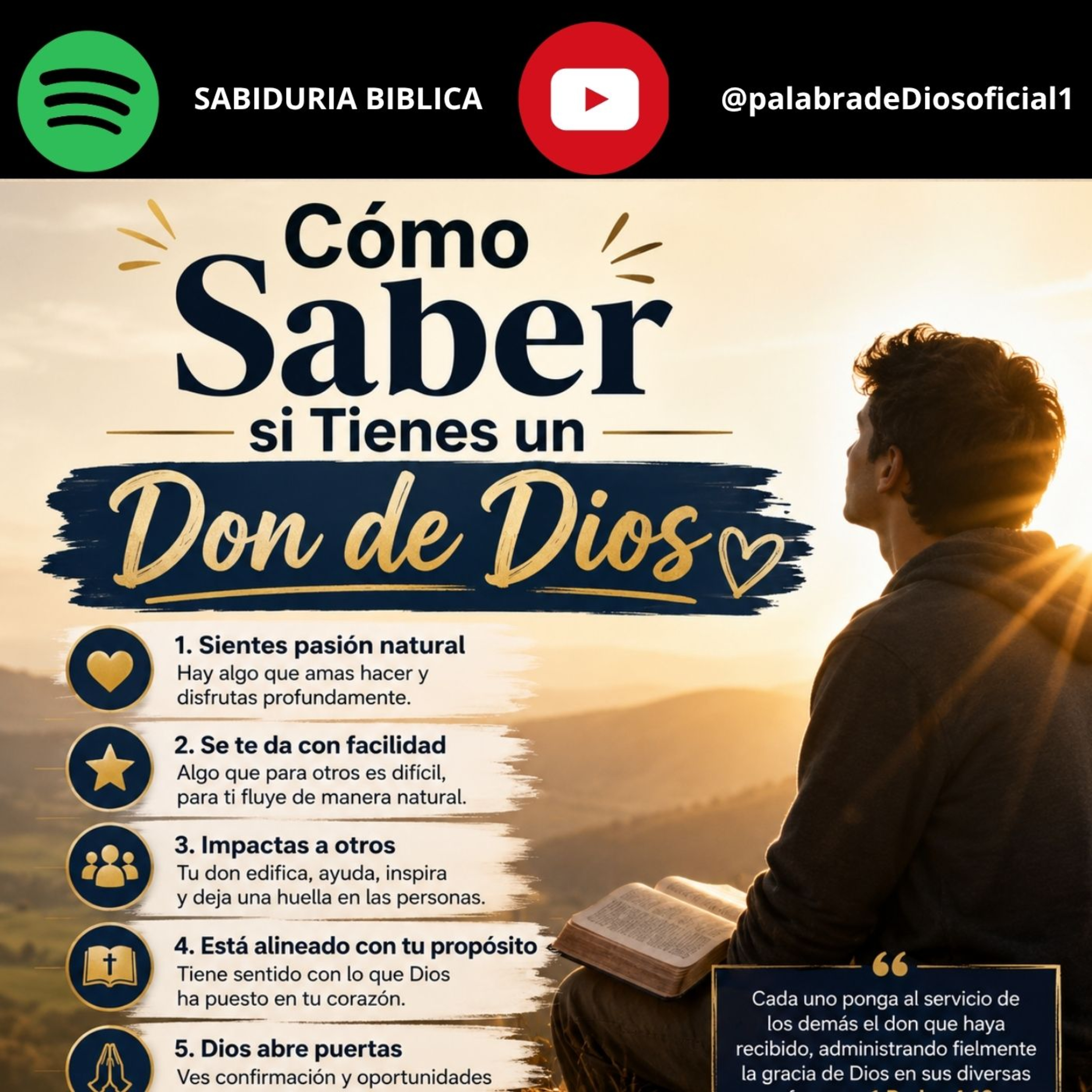 Cómo Saber si Tienes un Don de Dios y Aún no lo Has Descubierto episode artwork