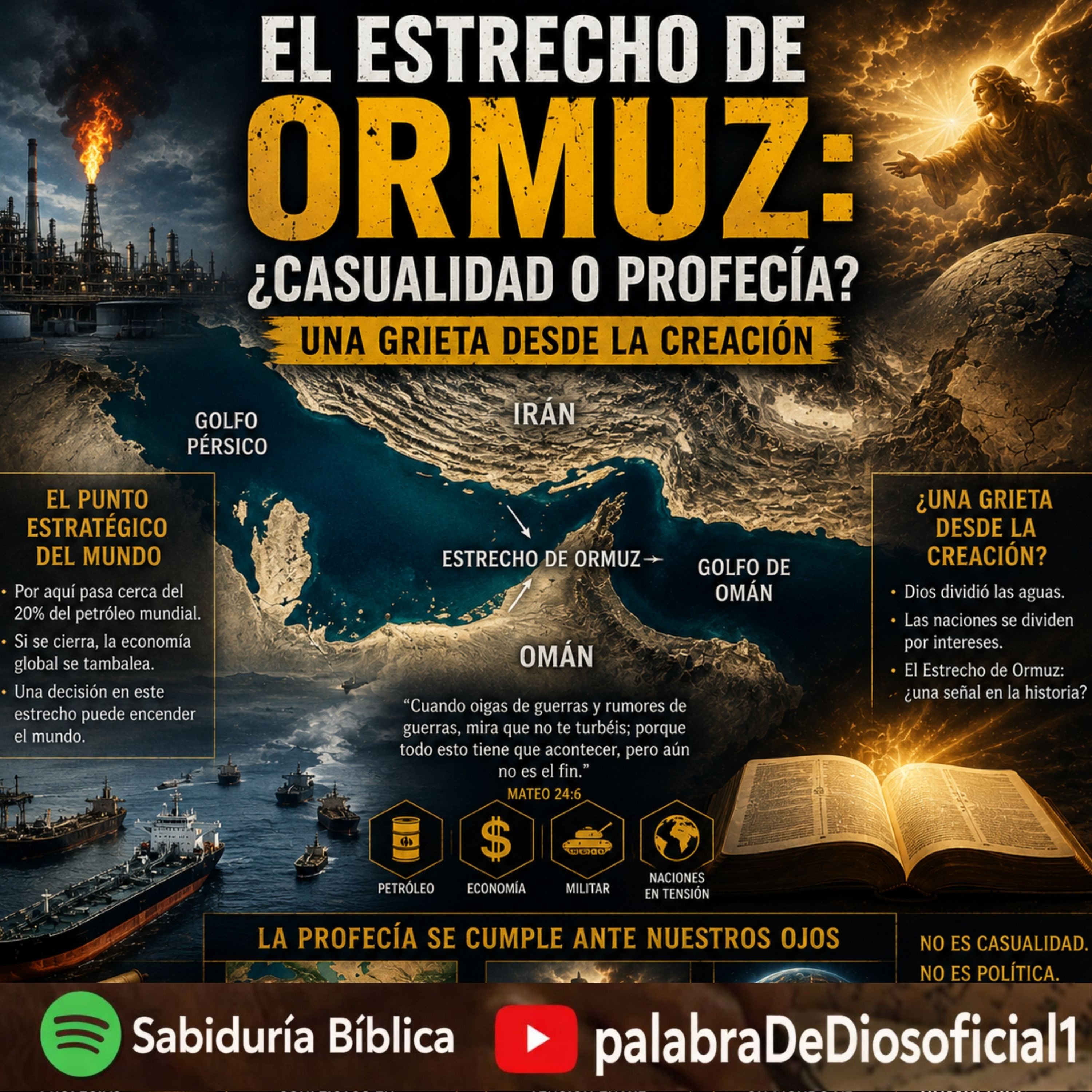 El Estrecho de Ormuz: ¿Casualidad o Profecía? Una Grieta Desde la Creación episode artwork