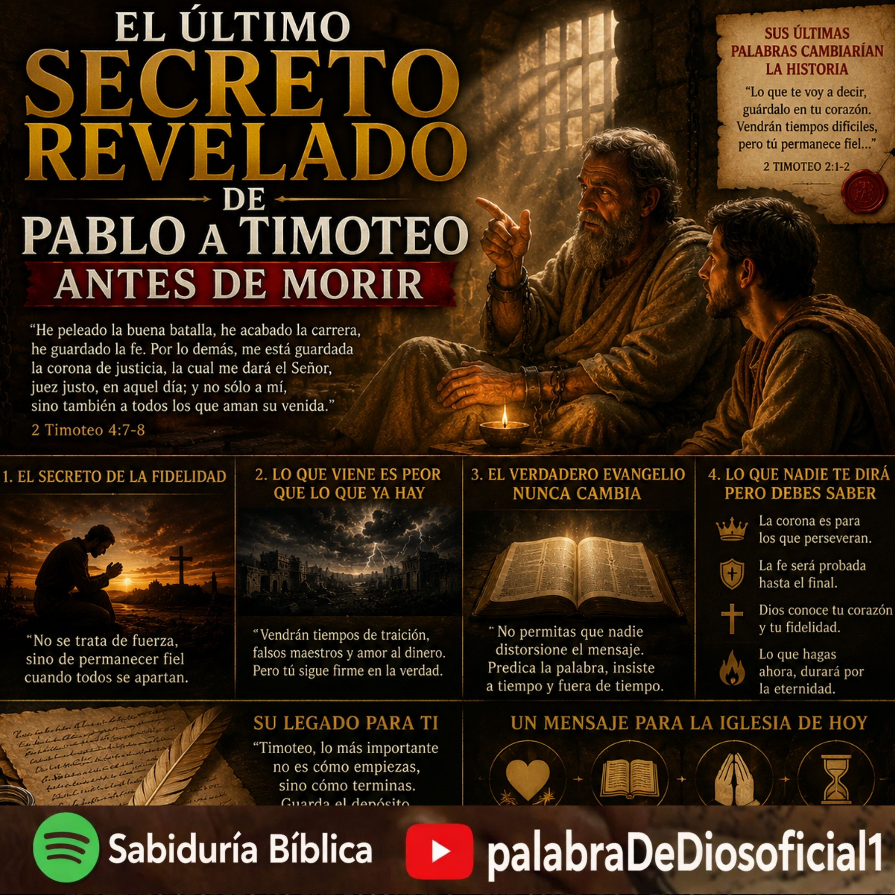 El Último Secreto Revelado de Pablo a Timoteo Antes de Morir episode artwork