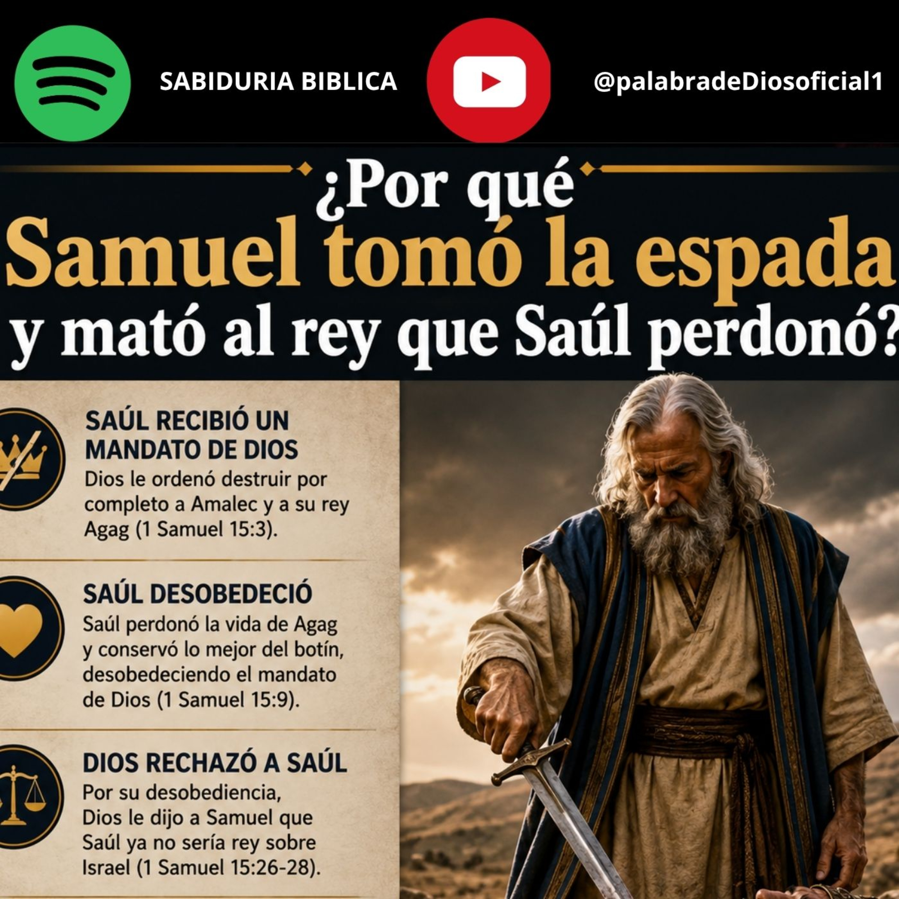¿Por qué Samuel tomó la espada y mató al rey que Saúl perdonó? episode artwork