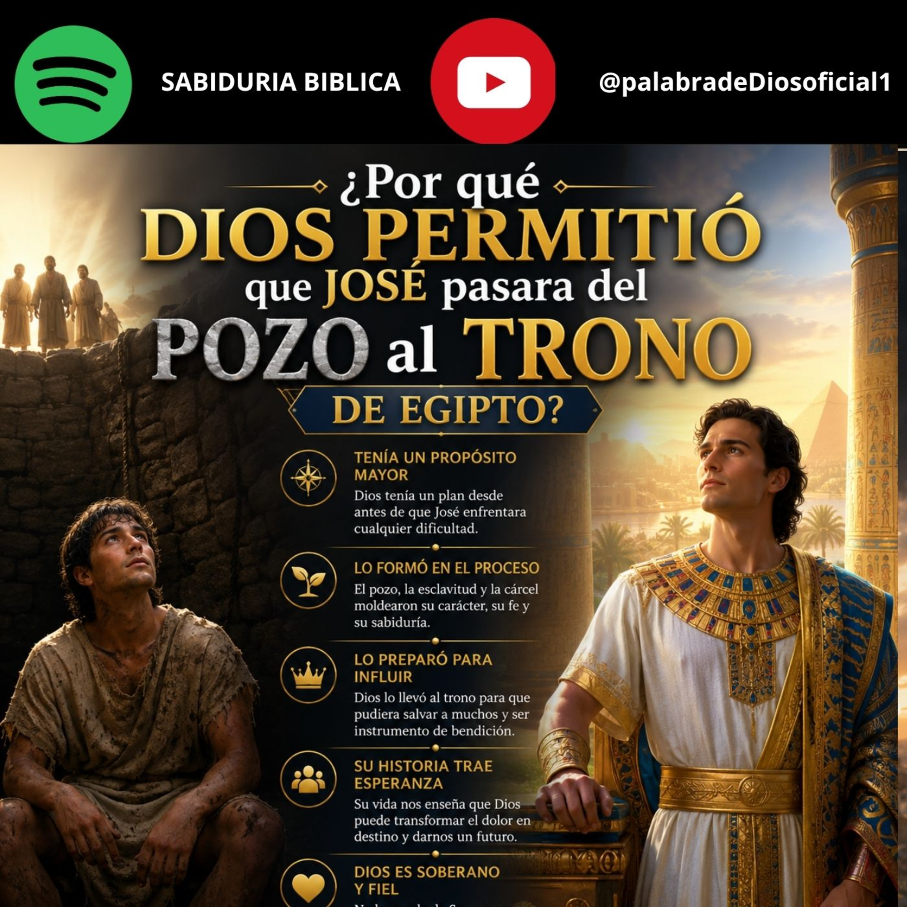 ¿Por qué Dios permitió que José pasara del pozo al trono de Egipto? episode artwork
