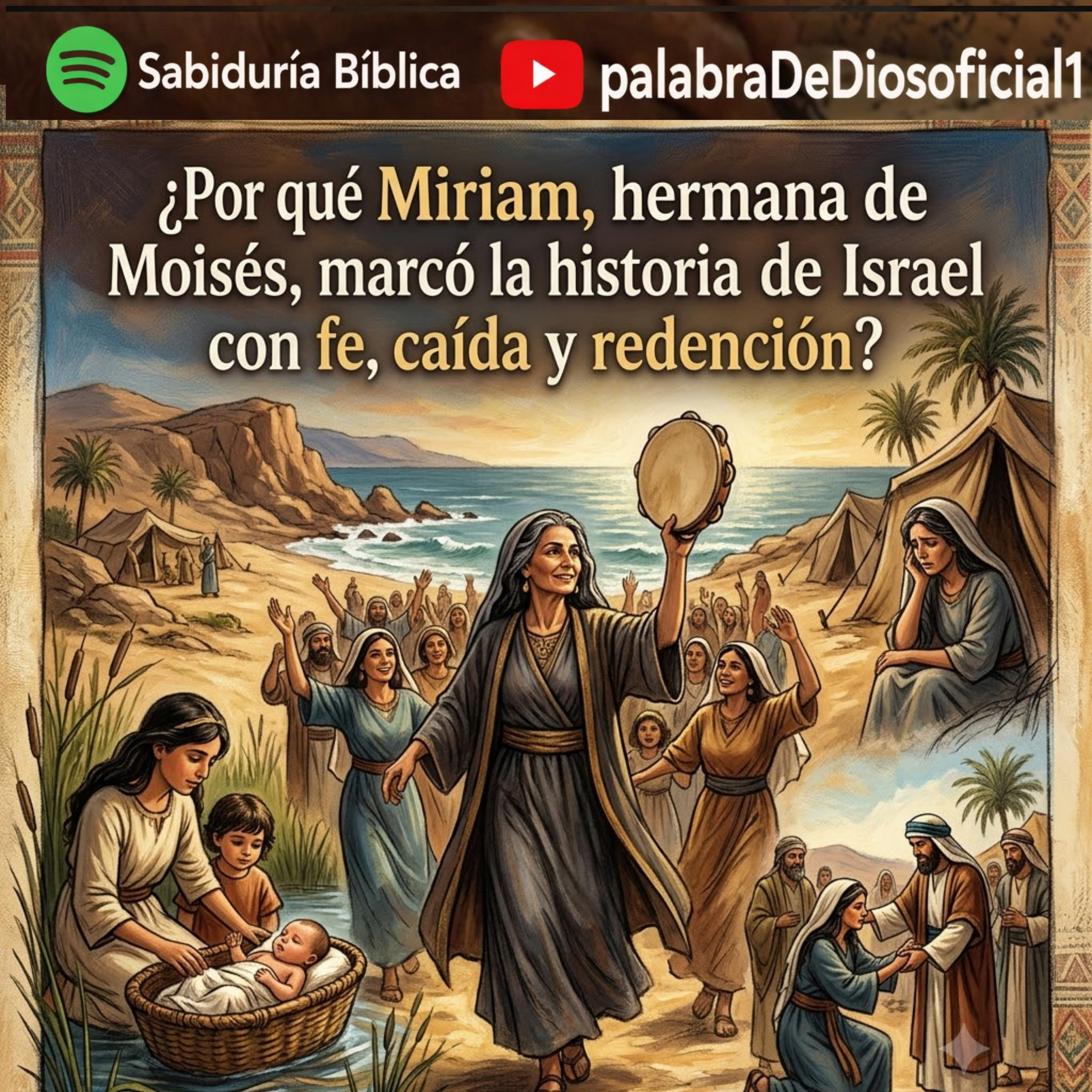 ¿Por qué Miriam, hermana de Moisés, marcó la historia de Israel con fe, caída y redención? episode artwork