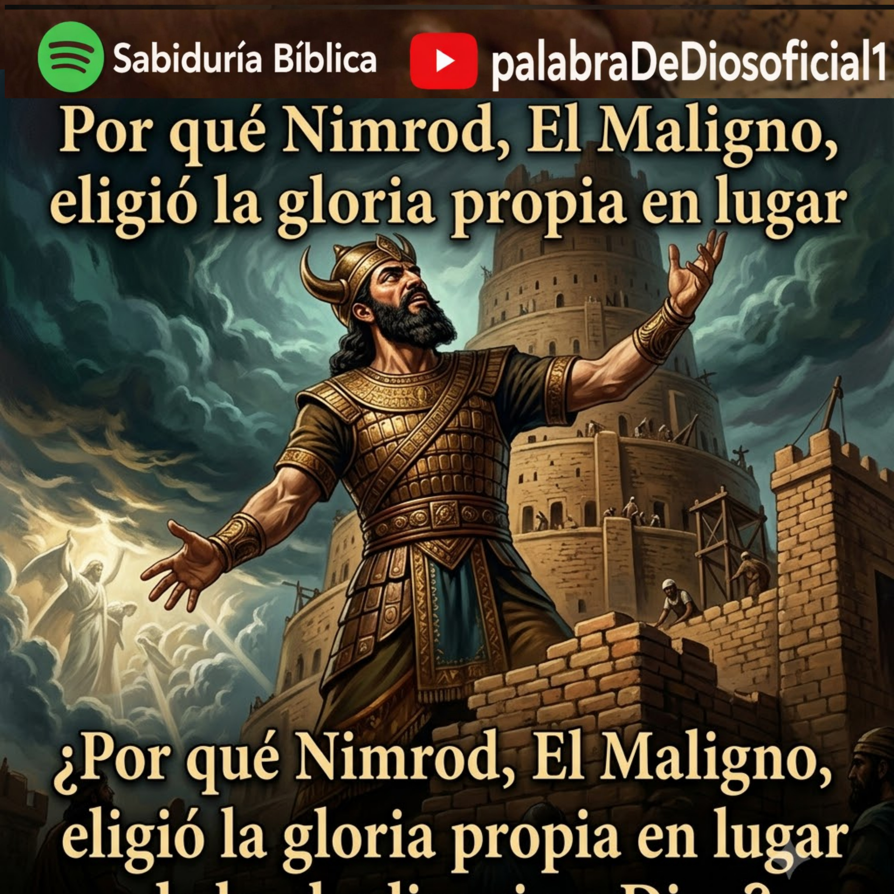 Por qué Nimrod, El Maligno, eligió la gloria propia en lugar de la obediencia a Dios? episode artwork