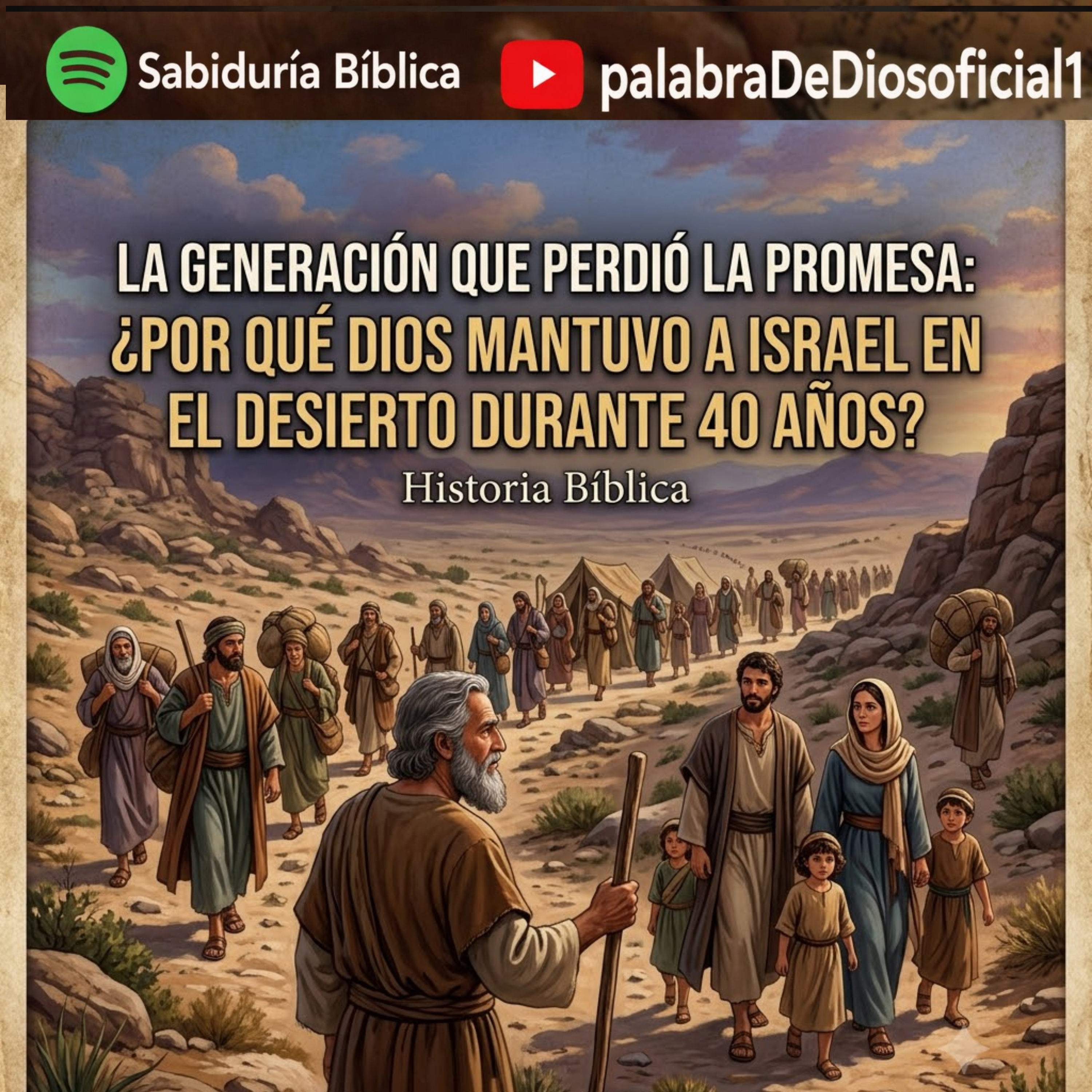 La Generación que Perdió la Promesa: ¿Por Qué Dios Mantuvo a Israel en el Desierto Durante 40 Años? | Historia Bíblica episode artwork