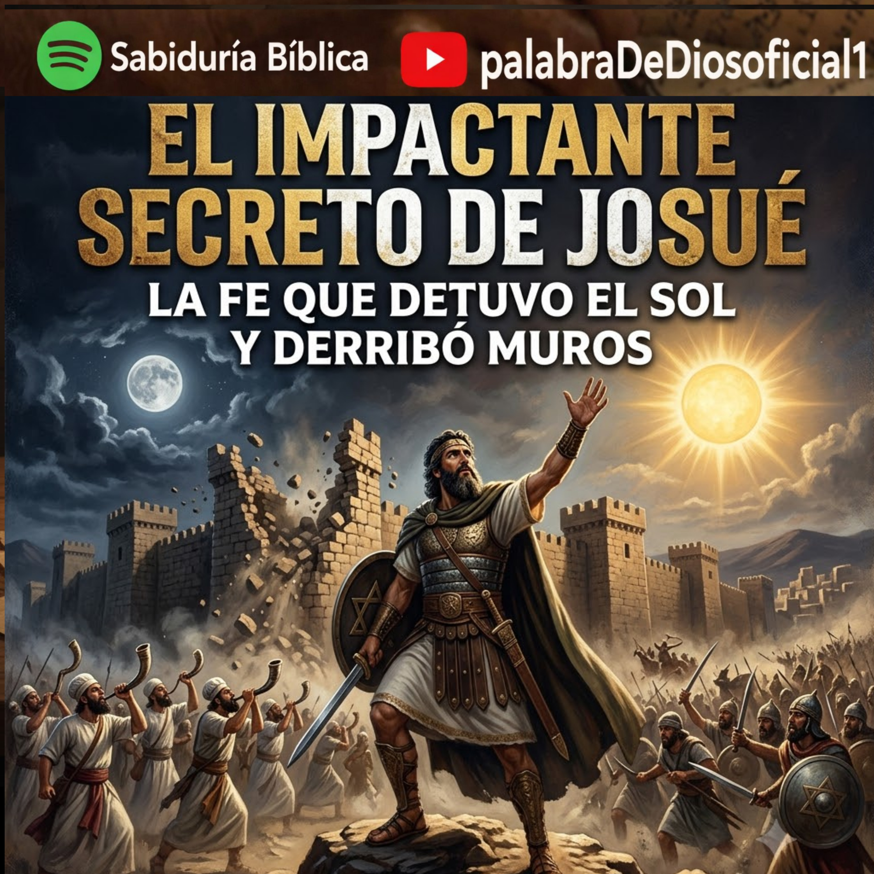 El Impactante Secreto de Josué: La Fe que Detuvo el Sol y Derribó Muros episode artwork