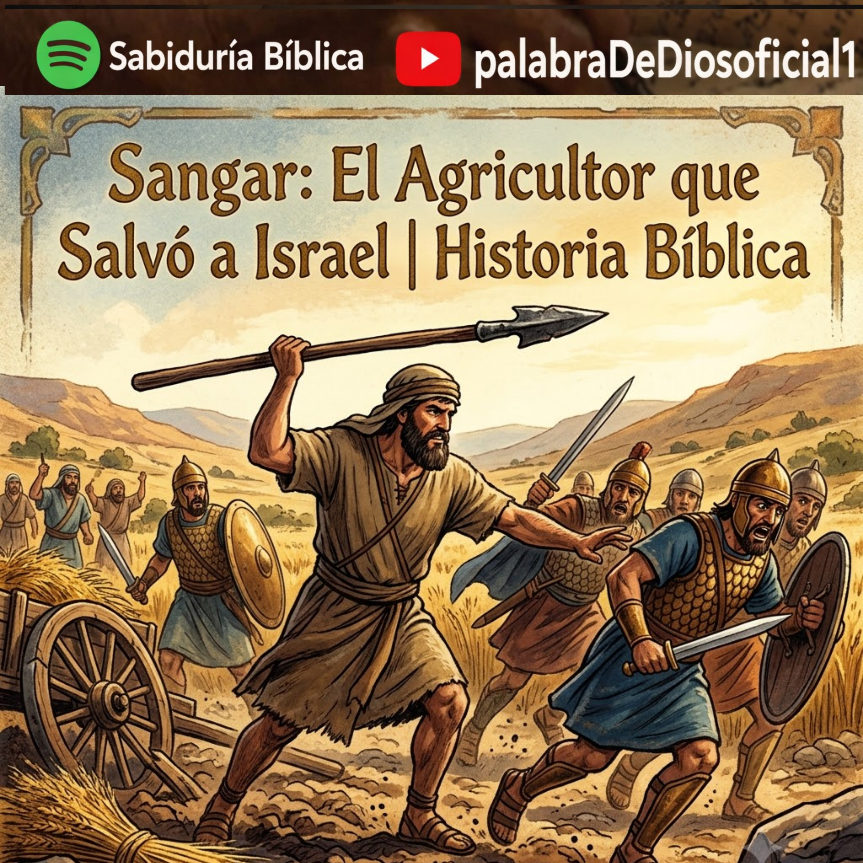 Sangar: El Agricultor que Salvó a Israel | Historia Bíblica episode artwork