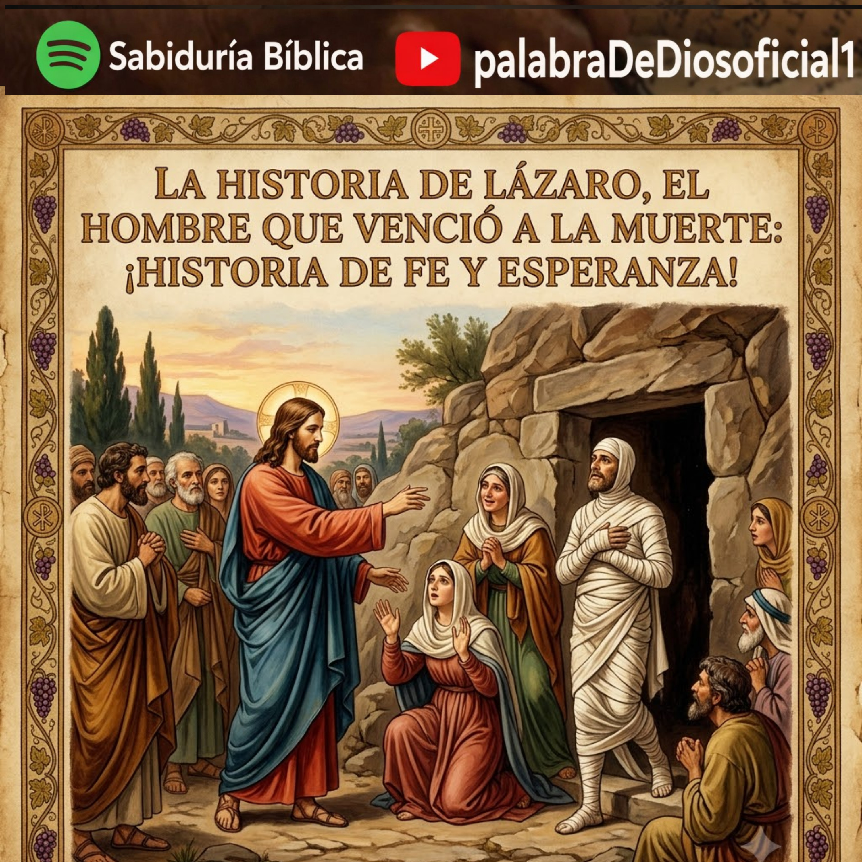 La historia de Lázaro, el hombre que venció a la muerte: ¡Historia de fe y esperanza! episode artwork