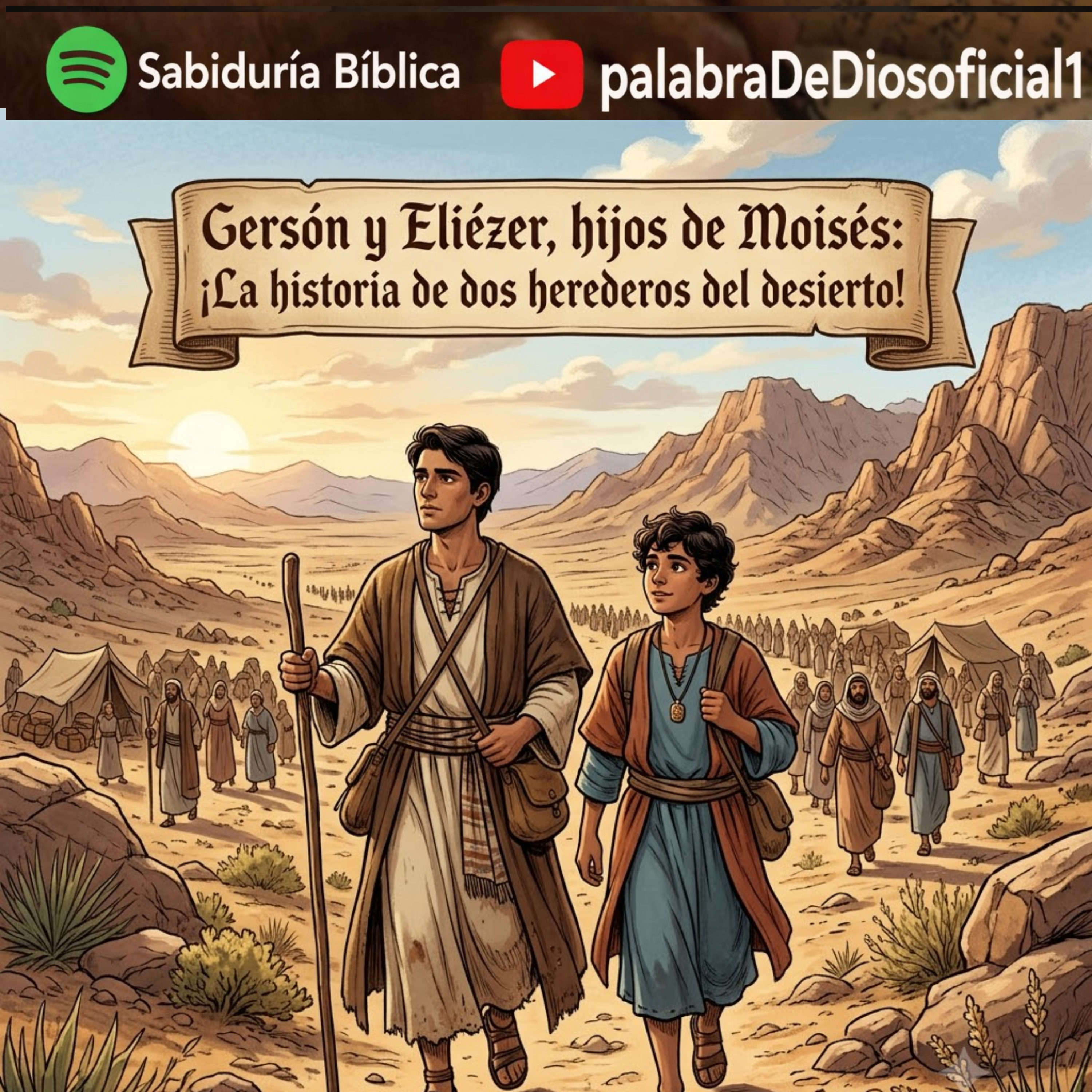 Gersón y Eliézer, hijos de Moisés: ¡La historia de dos herederos del desierto! episode artwork