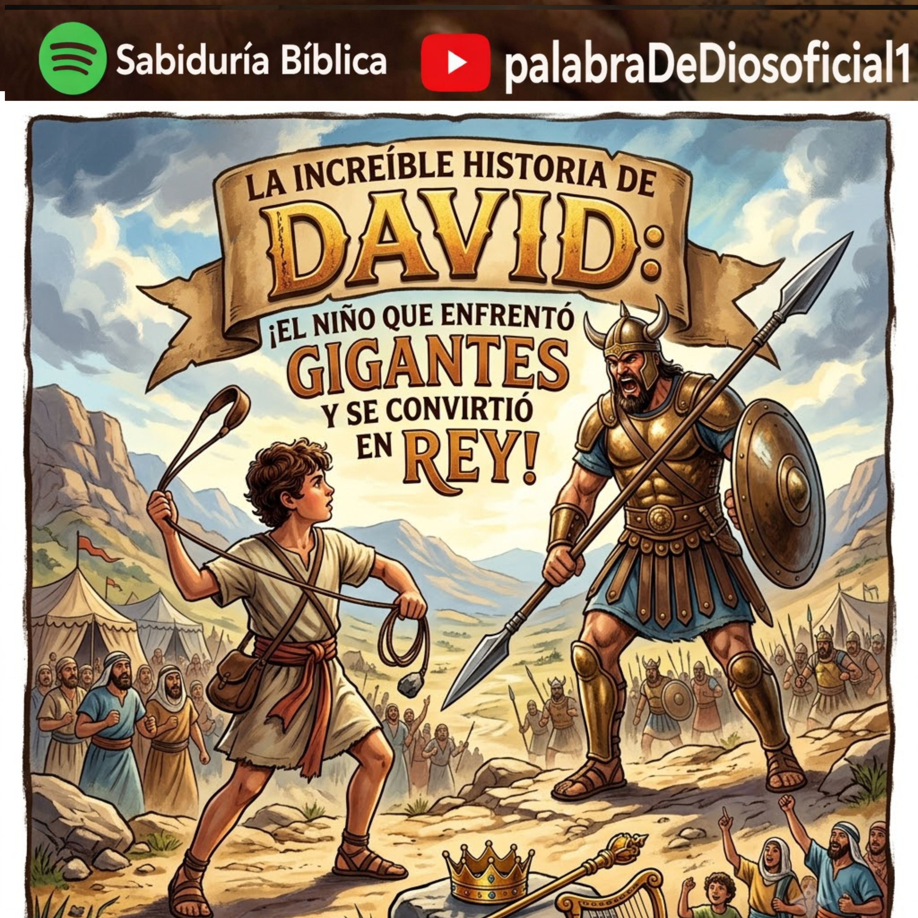 La increíble historia de David: ¡El niño que enfrentó gigantes y se convirtió en rey! episode artwork