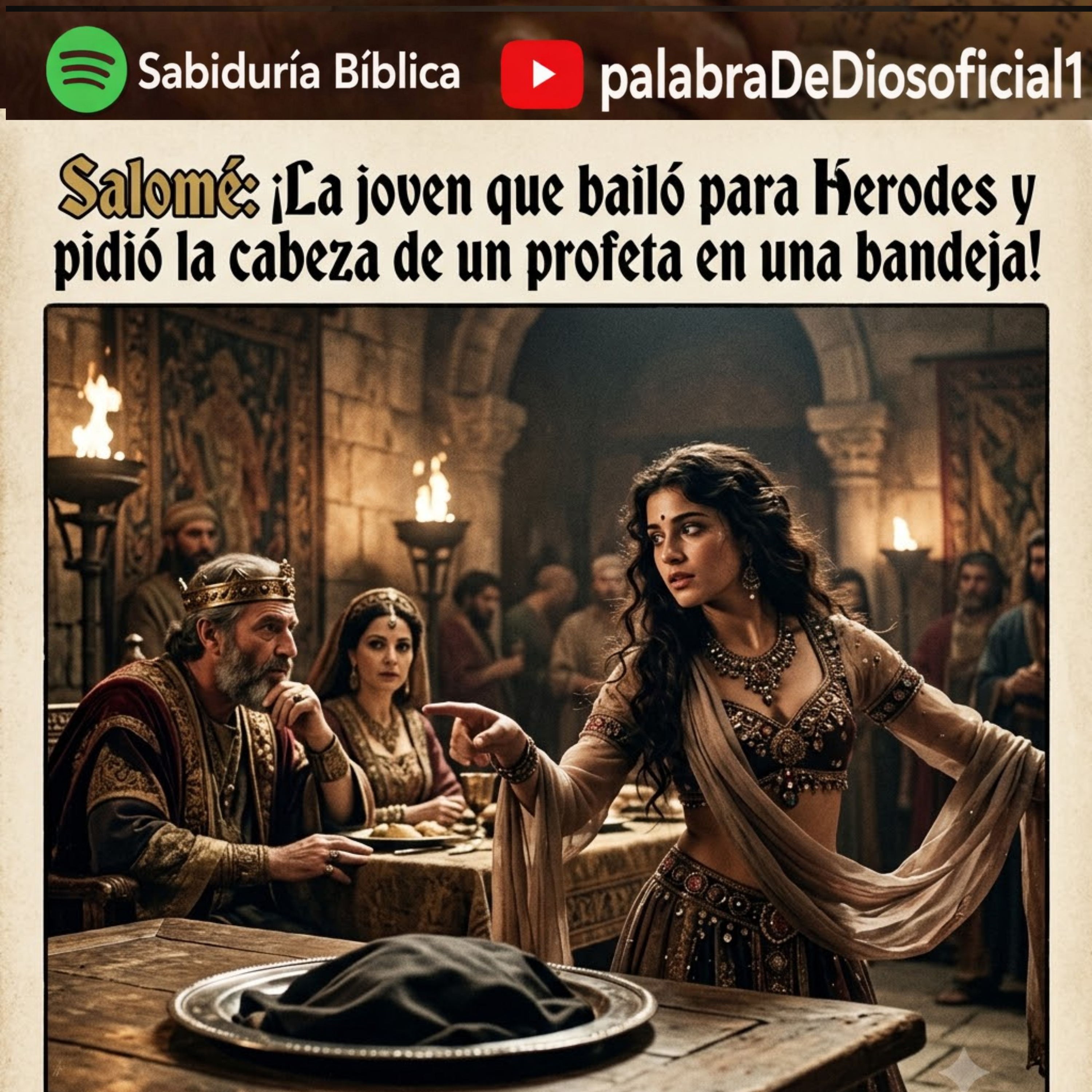 Salomé: ¡La joven que bailó para Herodes y pidió la cabeza de un profeta en una bandeja! episode artwork