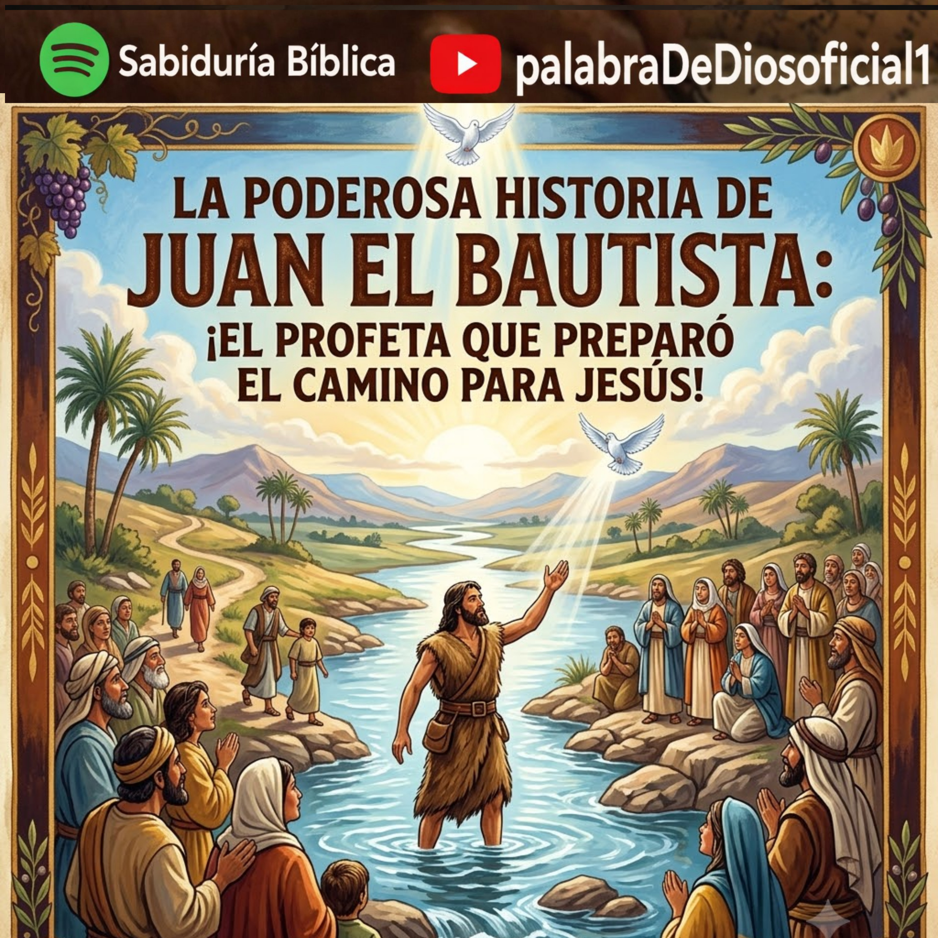 La poderosa historia de Juan el Bautista: ¡El profeta que preparó el camino para Jesús! episode artwork