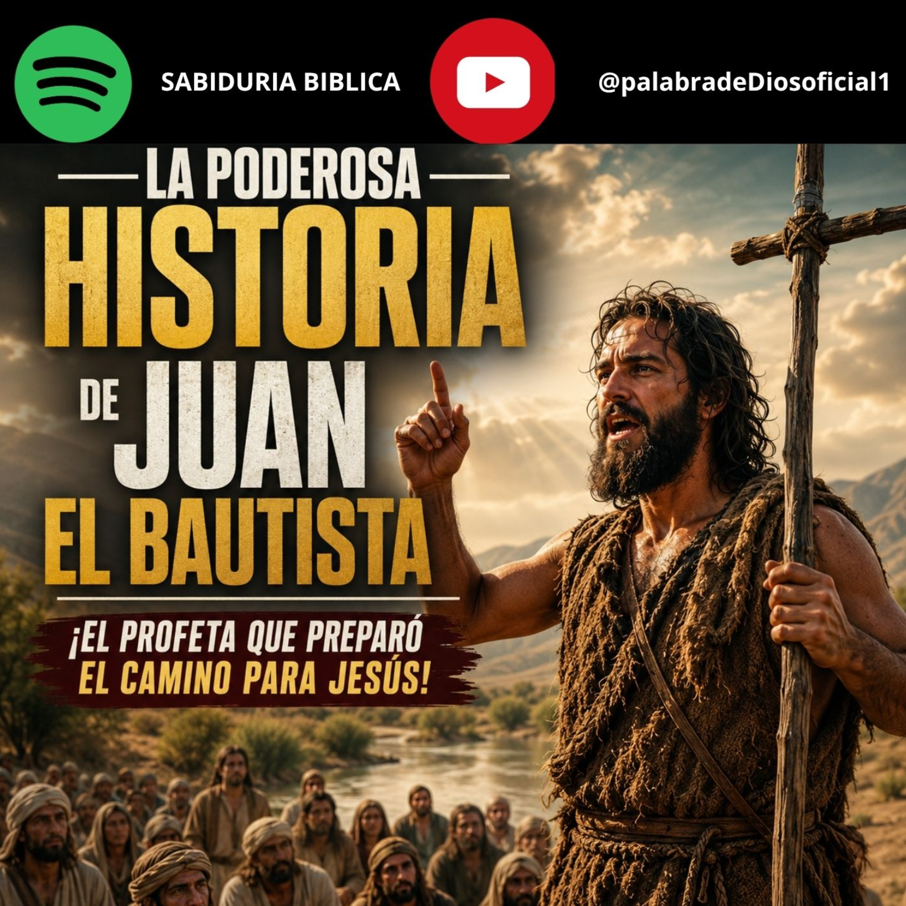 La poderosa historia de Juan el Bautista: ¡El profeta que preparó el camino para Jesús! episode artwork