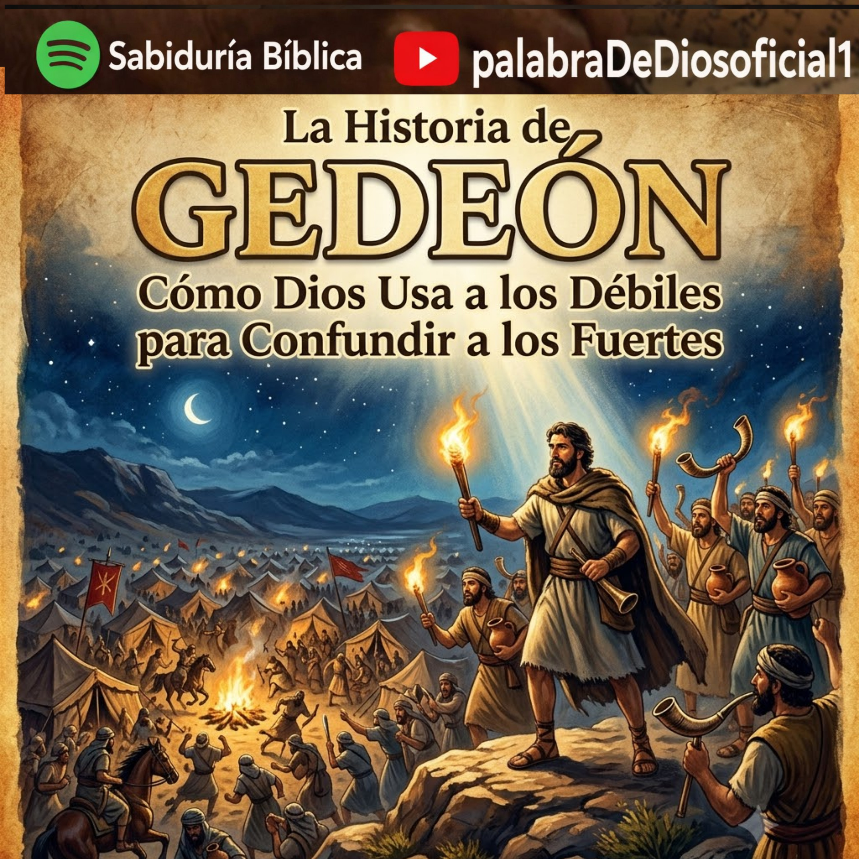 La Historia de GEDEÓN: Cómo Dios Usa a los Débiles para Confundir a los Fuertes episode artwork