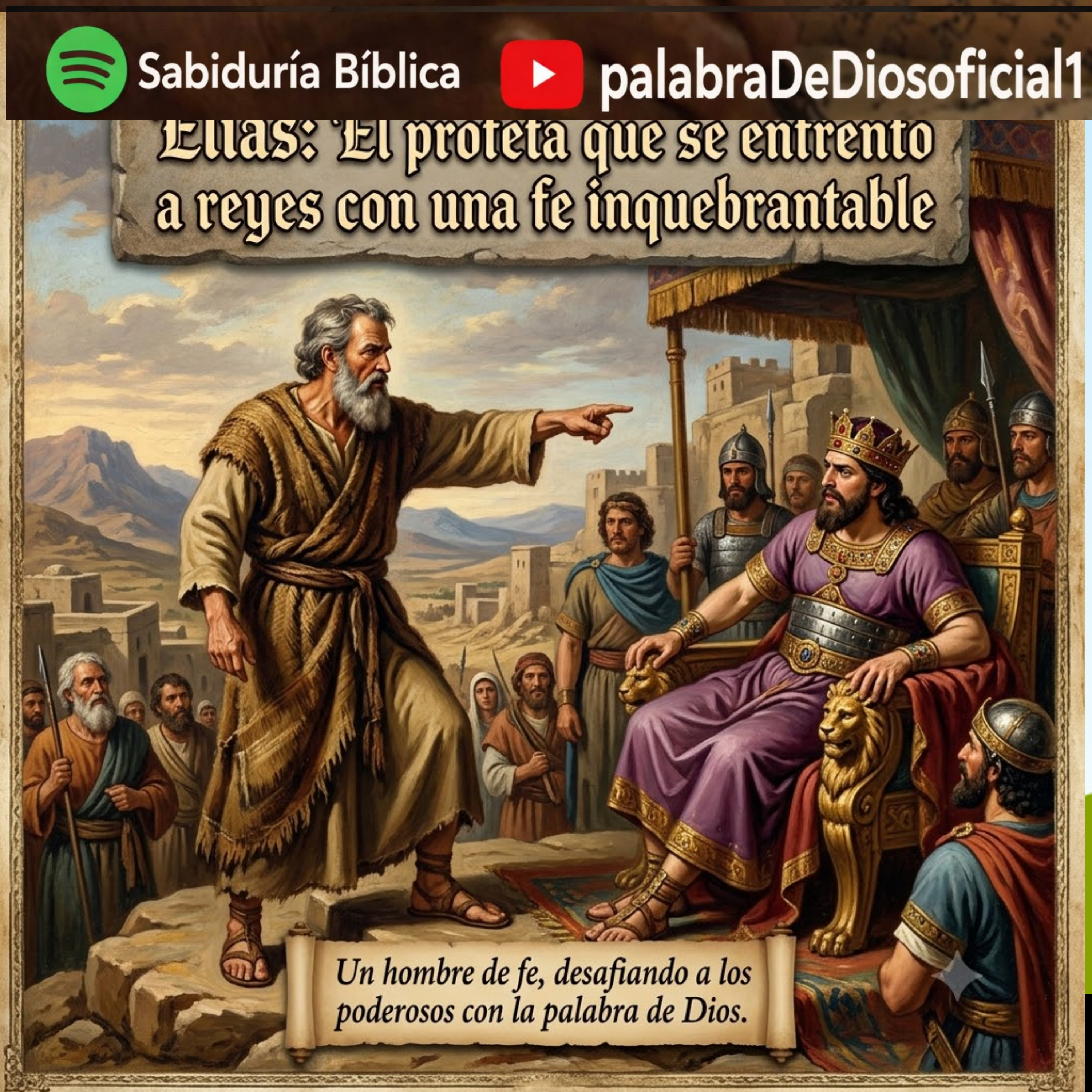 Elías: El profeta que se enfrentó a reyes con una fe inquebrantable episode artwork