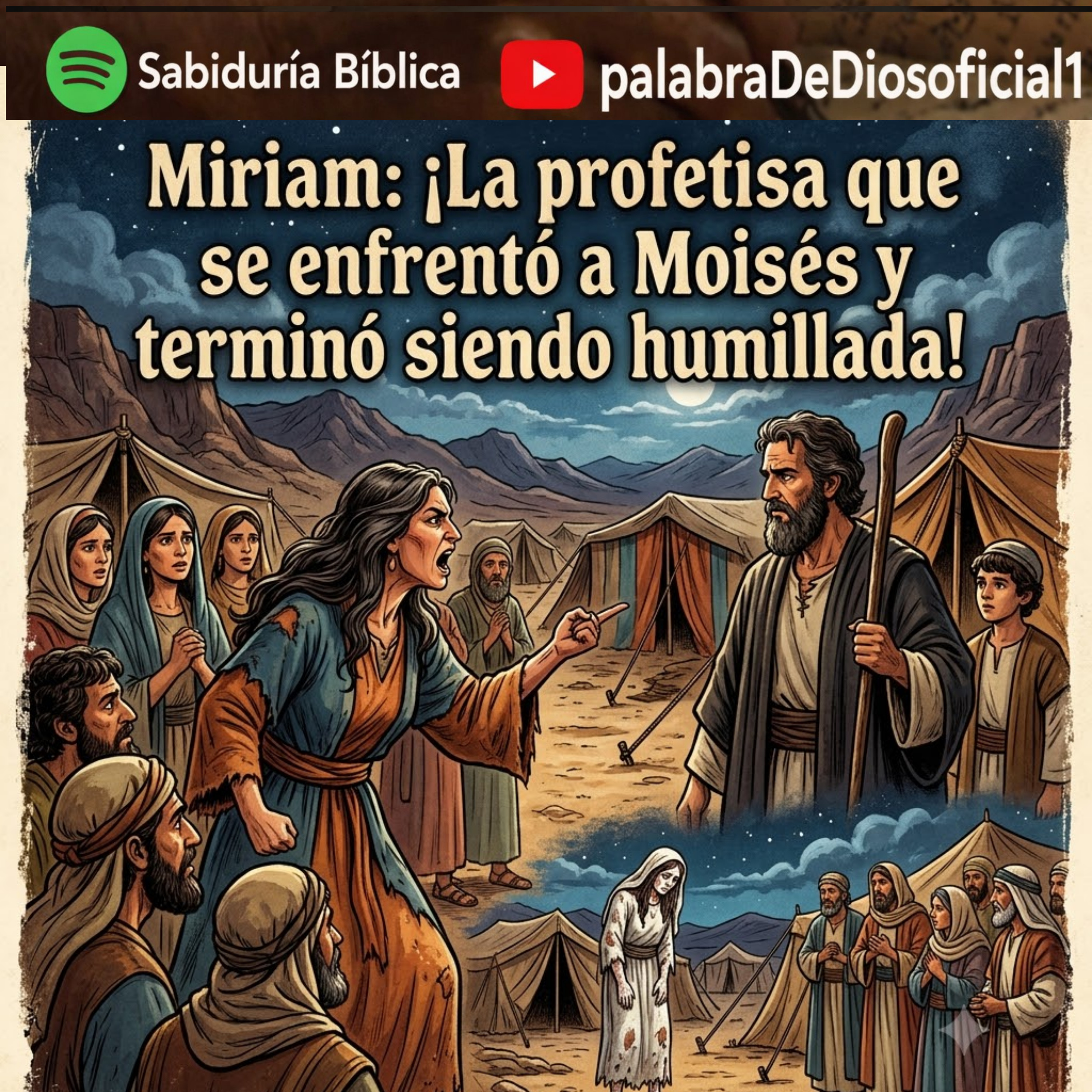 Miriam: ¡La profetisa que se enfrentó a Moisés y terminó siendo humillada! episode artwork