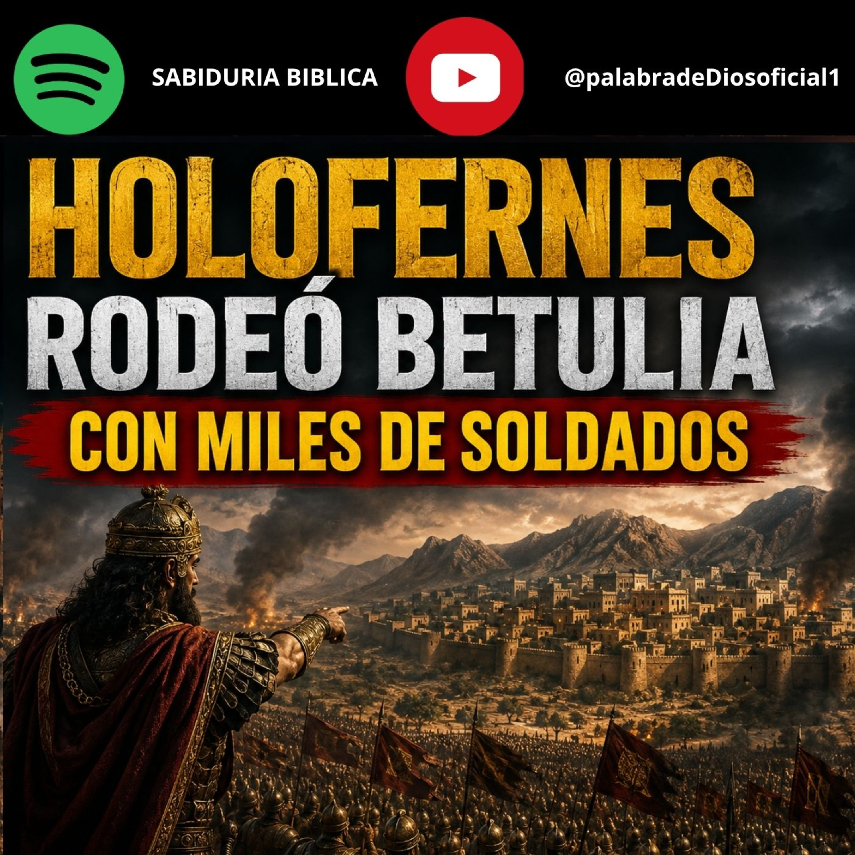 Holofernes rodeó Betulia con miles de soldados... ¡y fue derrotado por una viuda! | Historia bíblica episode artwork